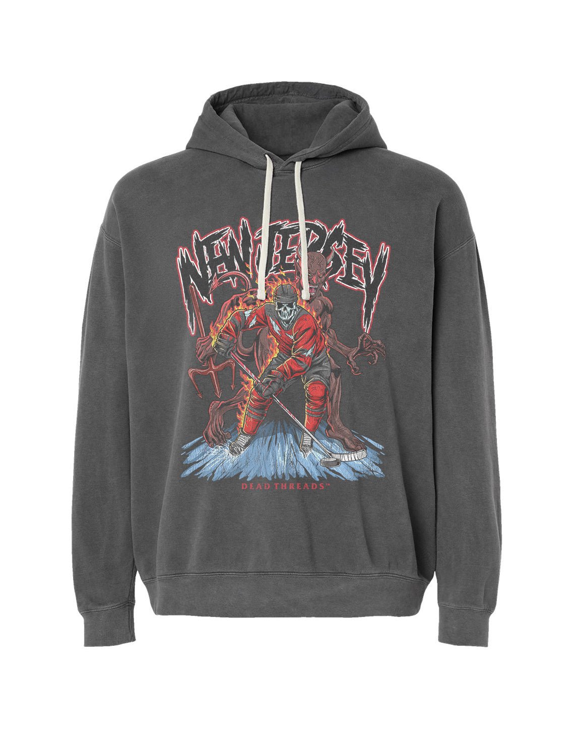 NEW JERSEY HOCKEY - LIGHTWEIGHT HOODIE – Lightweight – Dead Threads Apparel