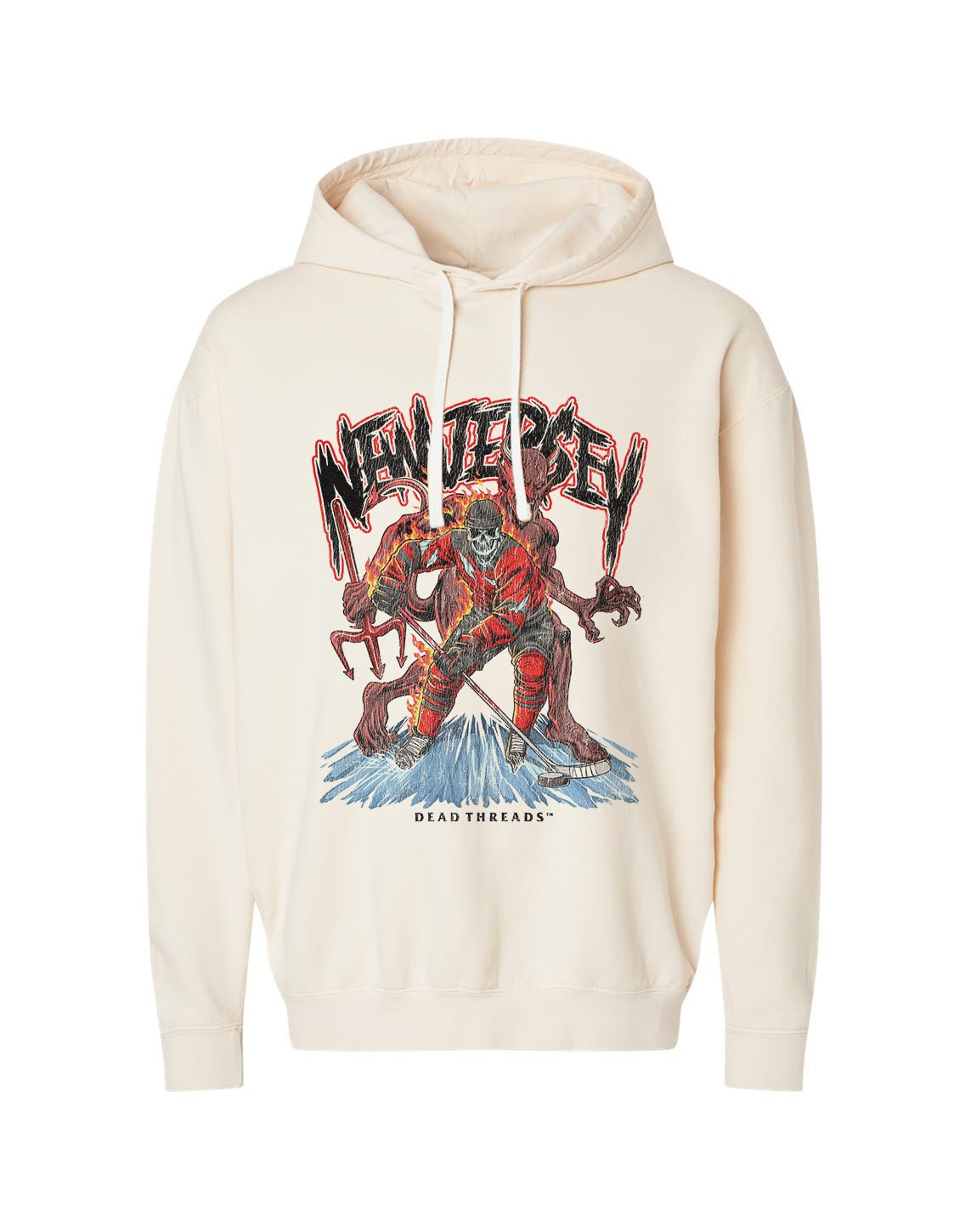 NEW JERSEY HOCKEY - LIGHTWEIGHT HOODIE – Lightweight – Dead Threads Apparel