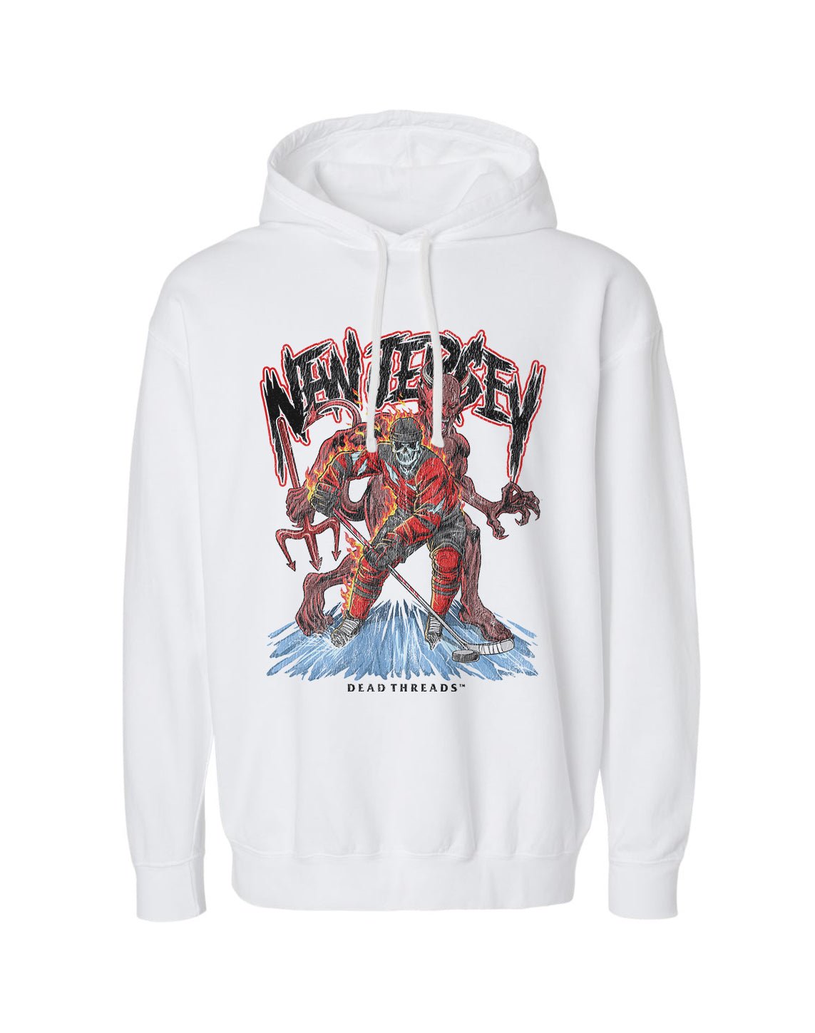 NEW JERSEY HOCKEY - LIGHTWEIGHT HOODIE – Lightweight – Dead Threads Apparel
