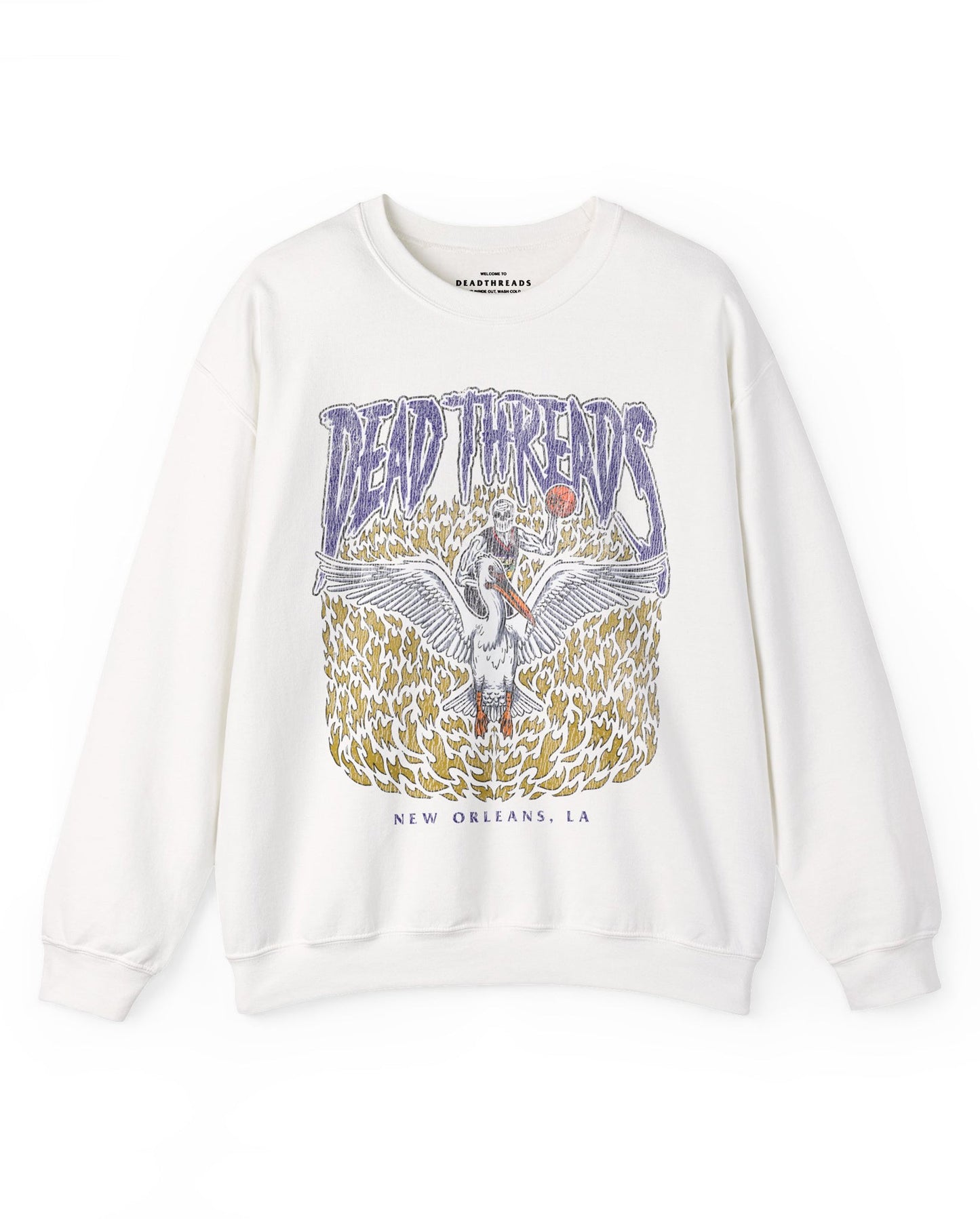 NEW ORLEANS BASKETBALL - CREWNECK SWEATSHIRT – Sweatshirt – Dead Threads Apparel