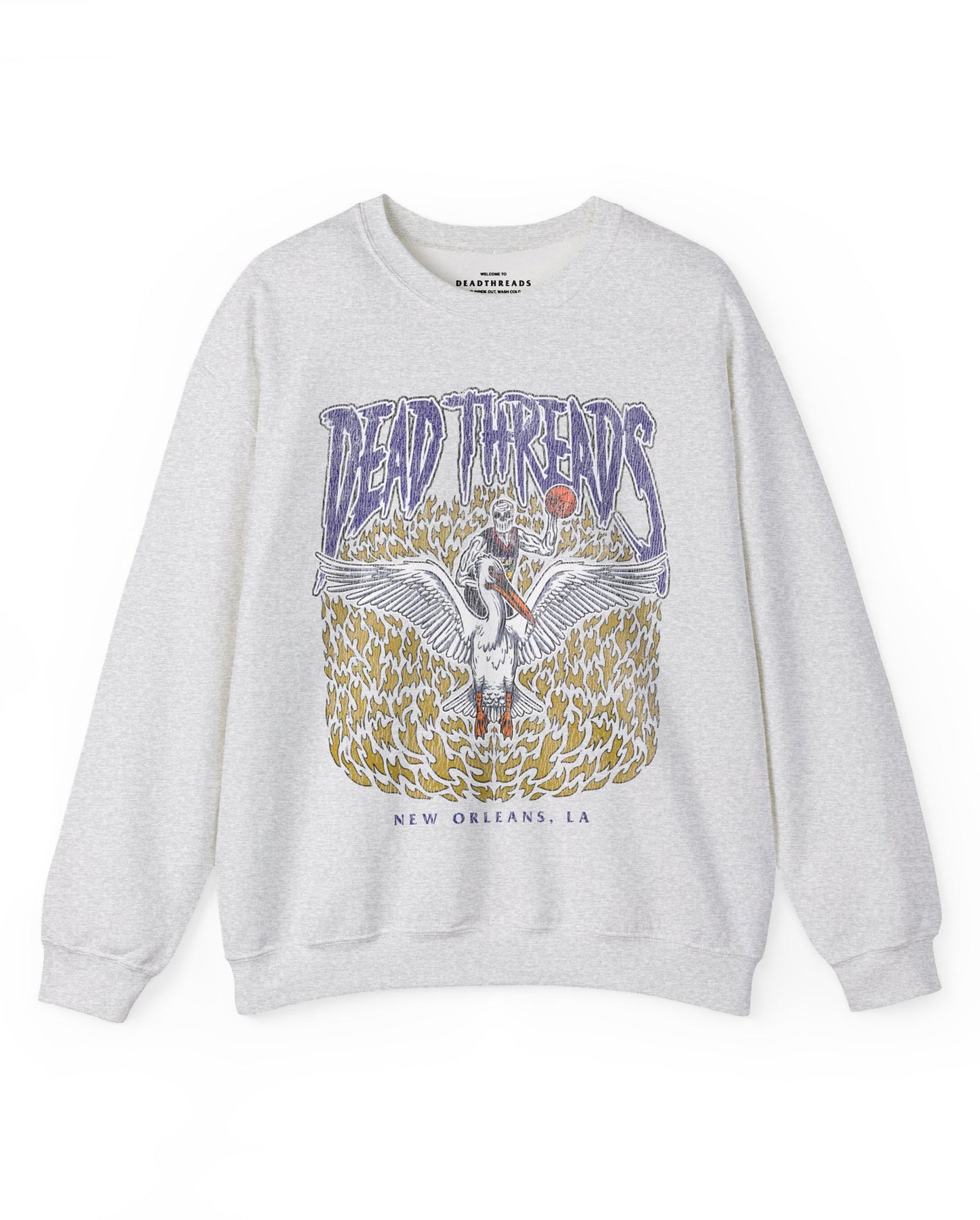 NEW ORLEANS BASKETBALL - CREWNECK SWEATSHIRT – Sweatshirt – Dead Threads Apparel