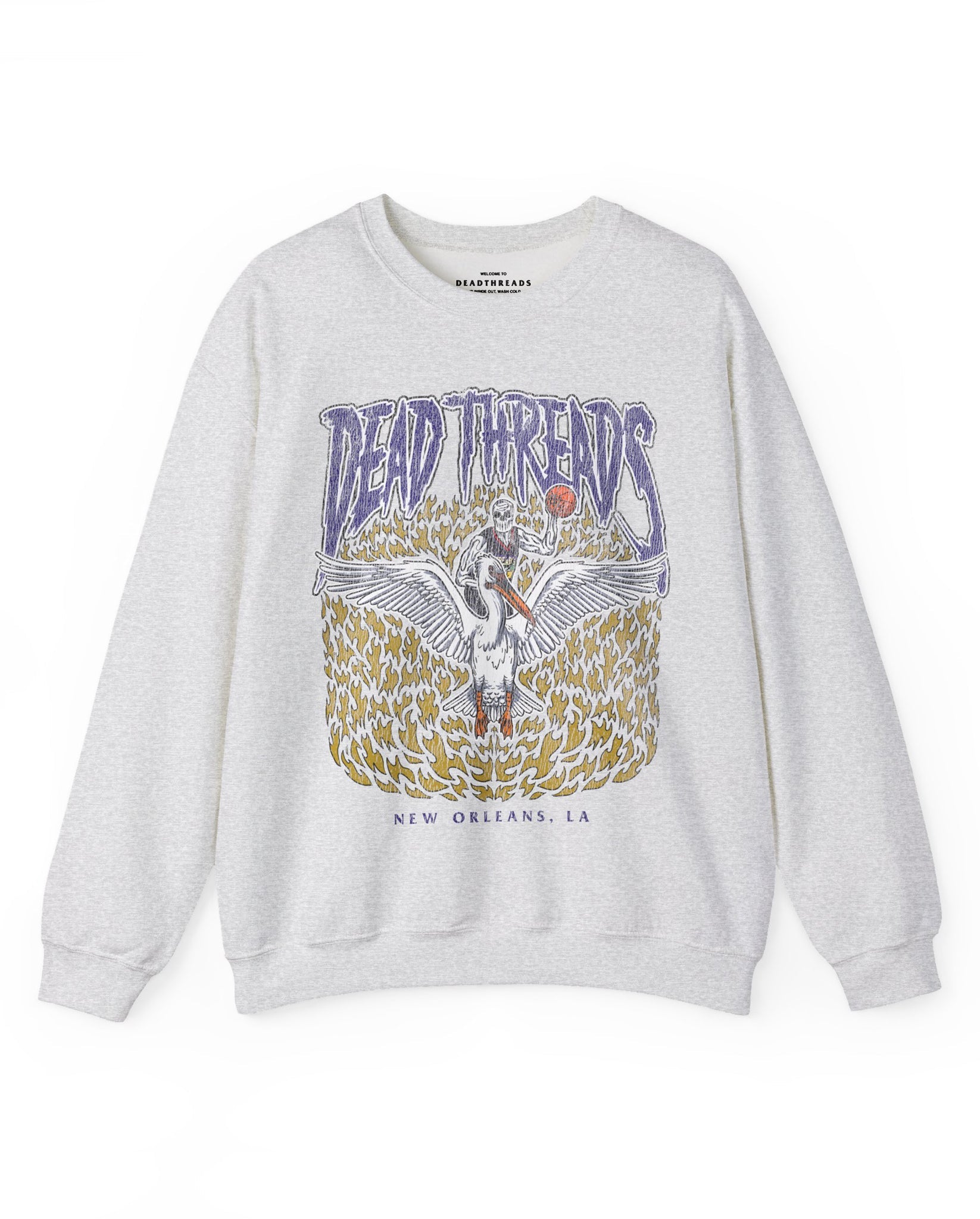 NEW ORLEANS BASKETBALL - CREWNECK SWEATSHIRT – Sweatshirt – Dead Threads Apparel