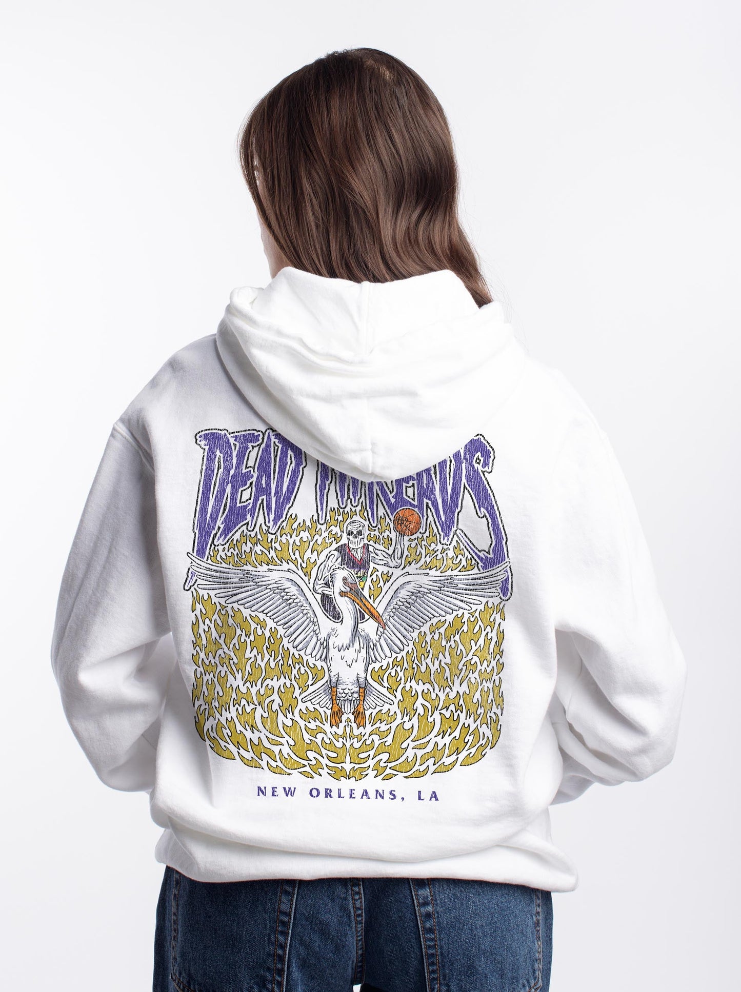 NEW ORLEANS BASKETBALL - “DT ESSENTIAL" HOODIE – Hoodie – Dead Threads Apparel