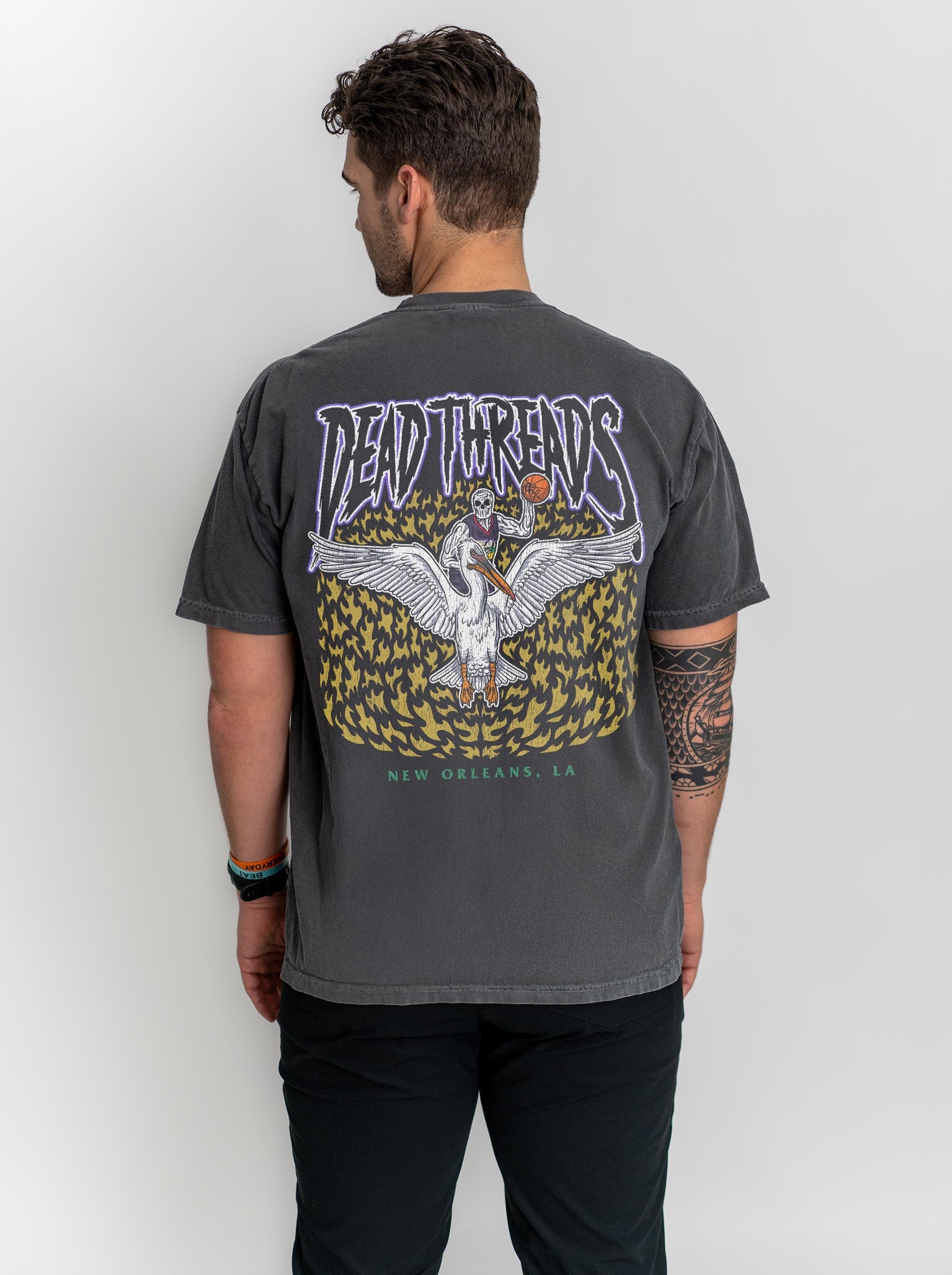 NEW ORLEANS BASKETBALL - “DT ESSENTIAL" PREMIUM T-SHIRT – T-Shirt – Dead Threads Apparel