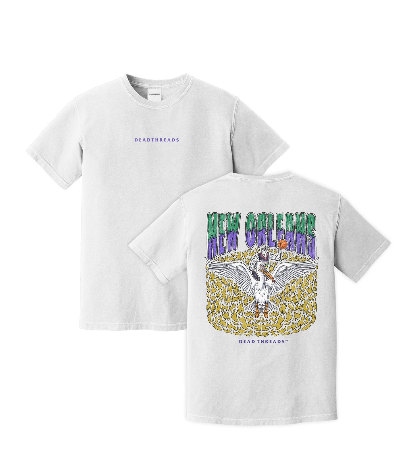 NEW ORLEANS BASKETBALL - “DT ESSENTIAL" PREMIUM T - SHIRT – T-Shirt – Dead Threads Apparel