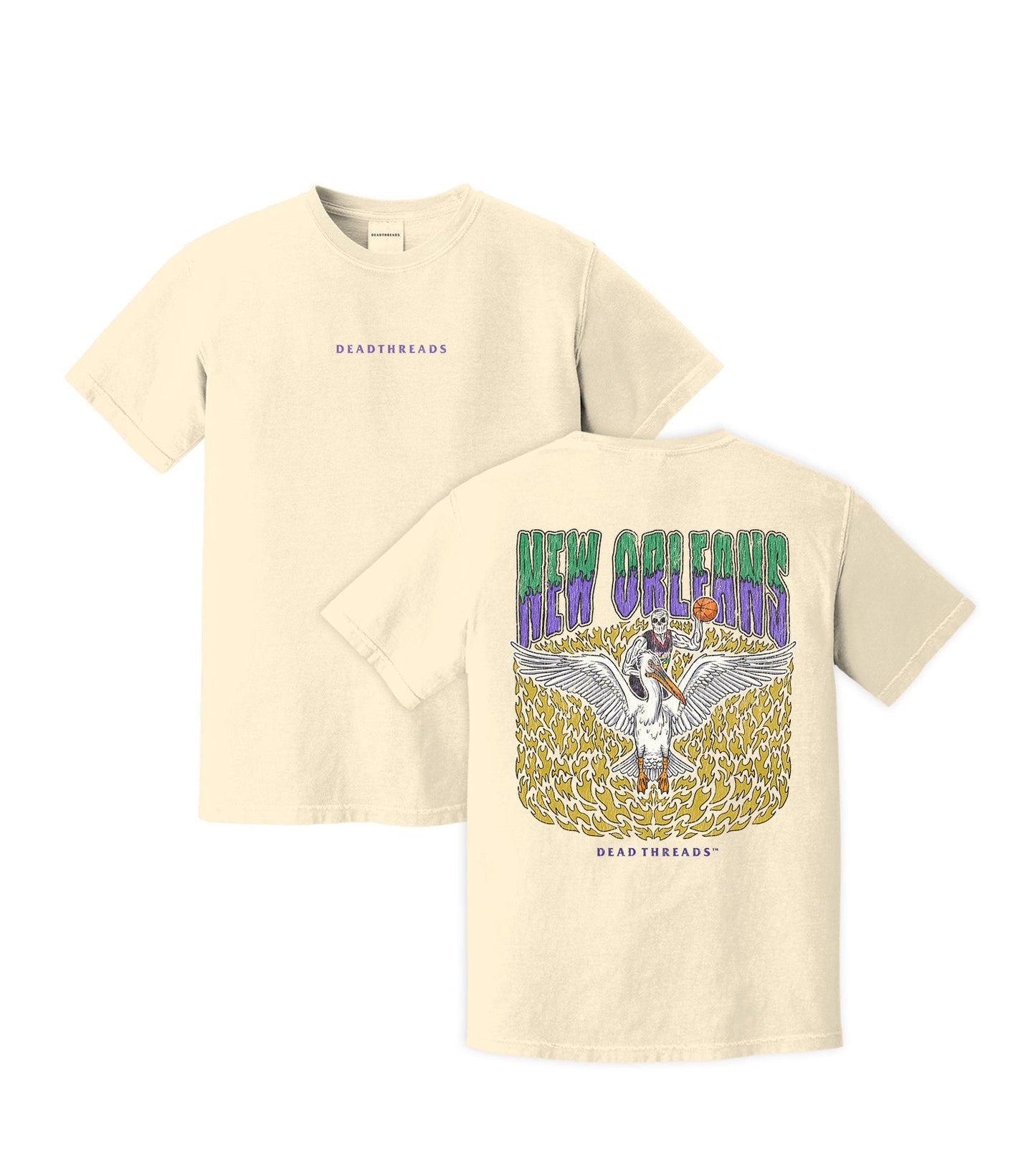 NEW ORLEANS BASKETBALL - “DT ESSENTIAL" PREMIUM T - SHIRT – T-Shirt – Dead Threads Apparel