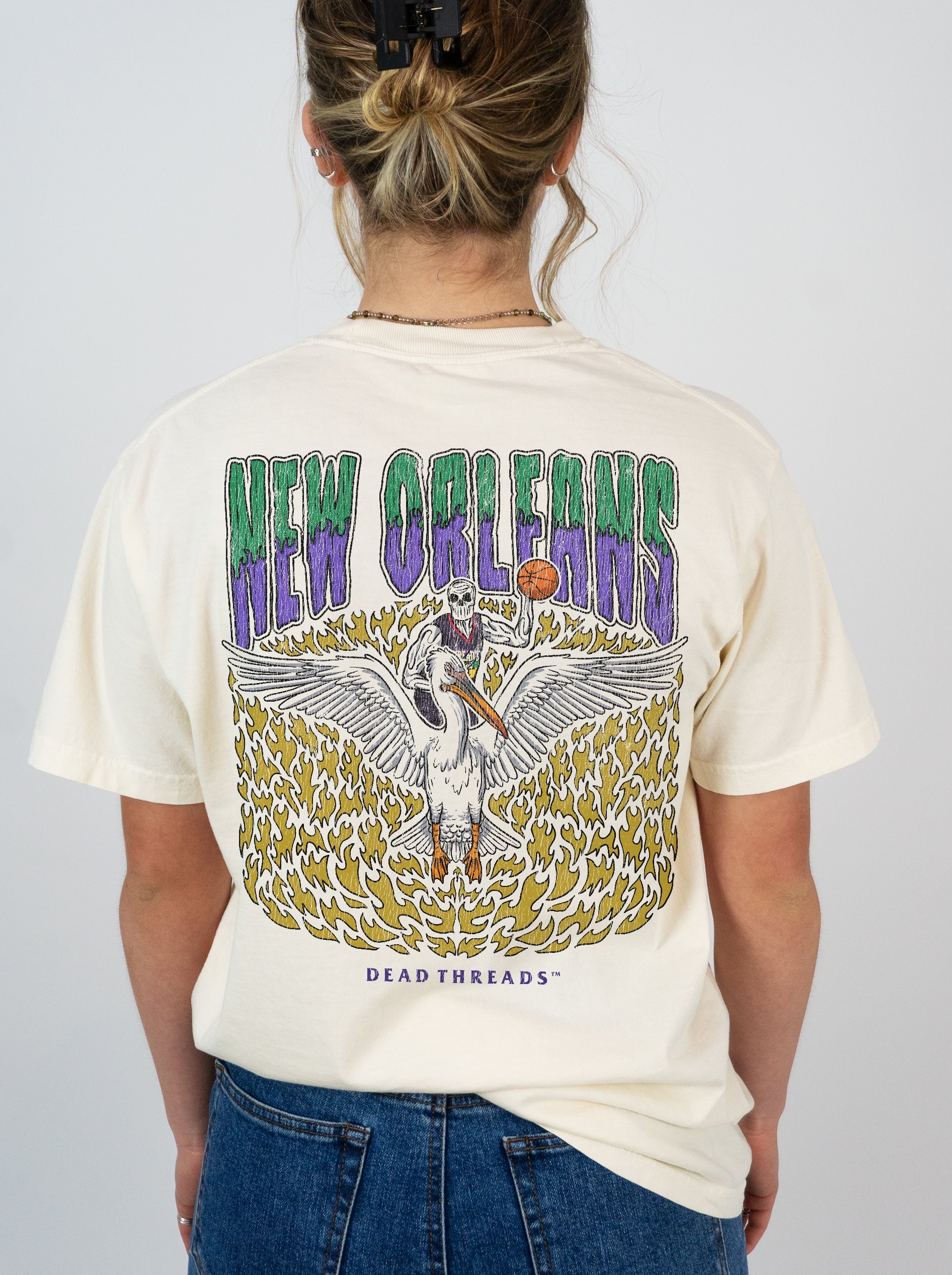 NEW ORLEANS BASKETBALL - “DT ESSENTIAL" PREMIUM T - SHIRT – T-Shirt – Dead Threads Apparel