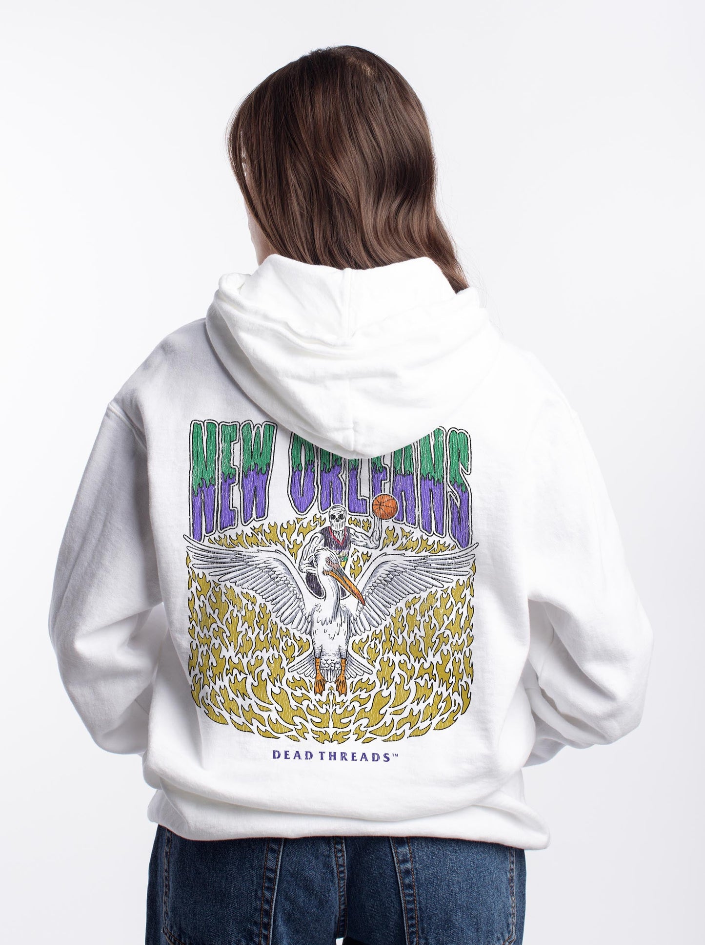 NEW ORLEANS BASKETBALL - HOODIE – Hoodie – Dead Threads Apparel