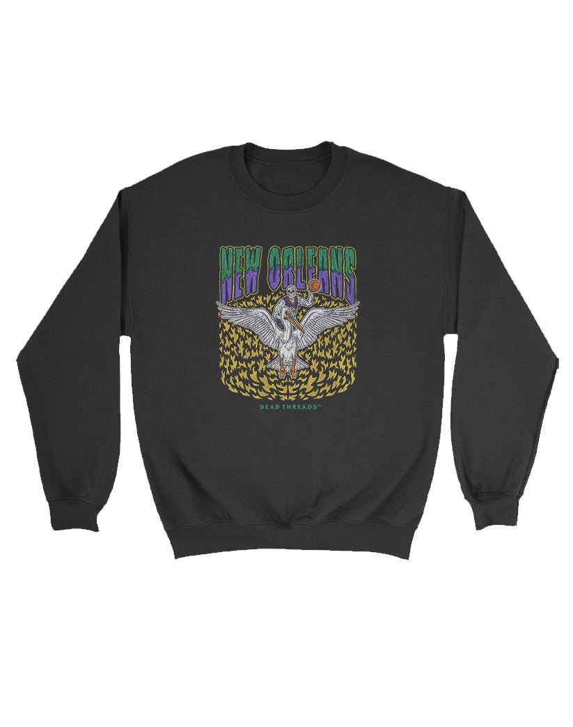 NEW ORLEANS BASKETBALL KIDS CREWNECK SWEATSHIRT – Kids clothes – Dead Threads Apparel