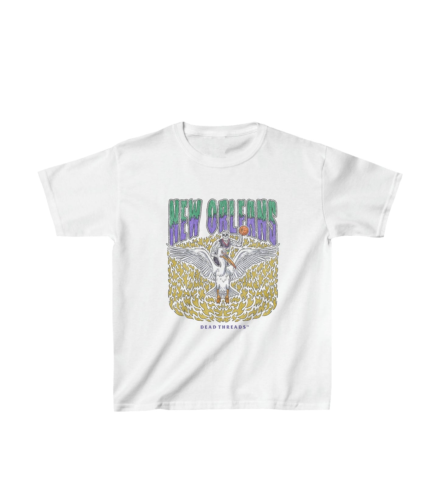 NEW ORLEANS BASKETBALL - KIDS – Kids clothes – Dead Threads Apparel