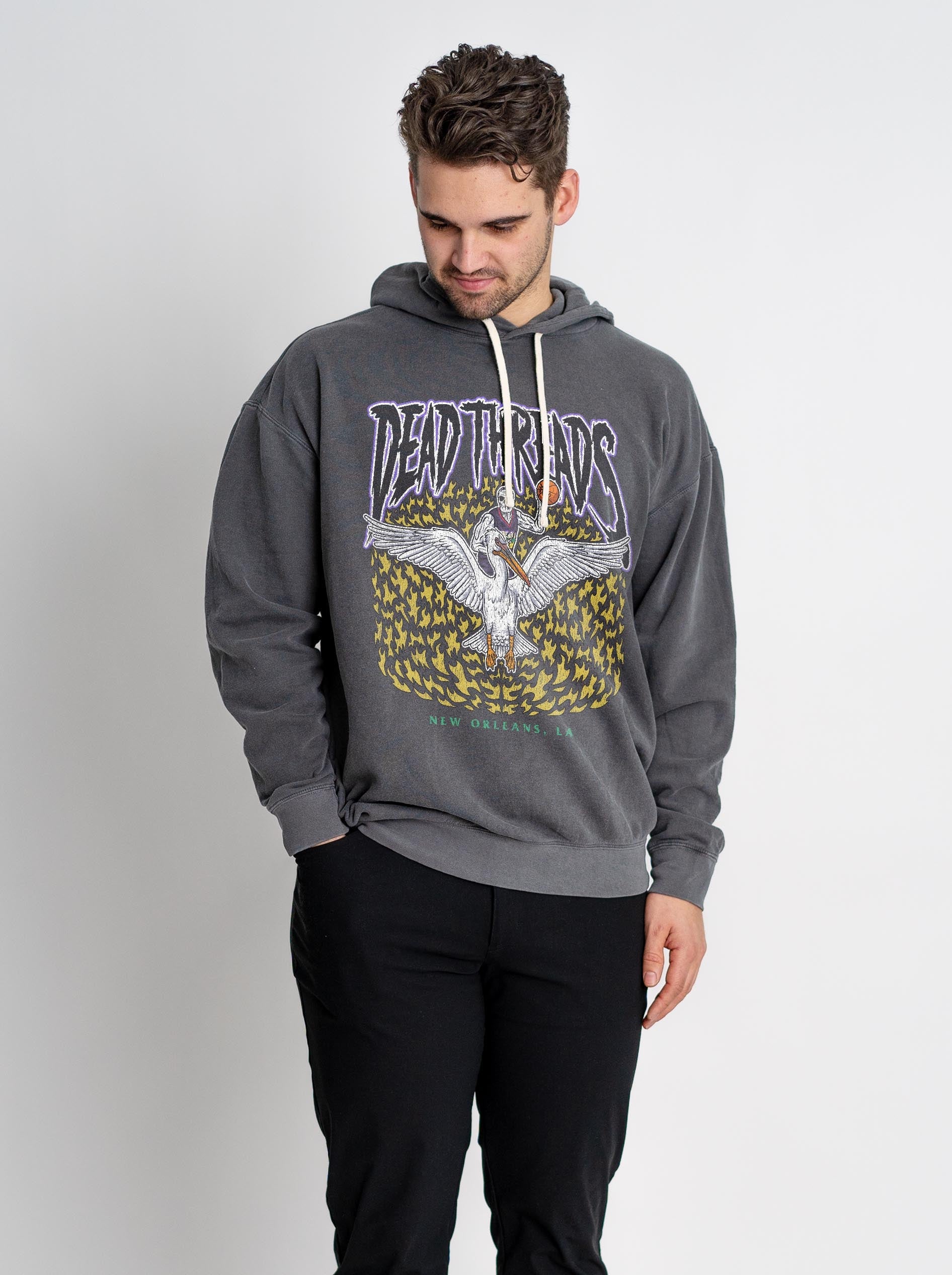 NEW ORLEANS BASKETBALL - LIGHTWEIGHT HOODIE – Lightweight – Dead Threads Apparel