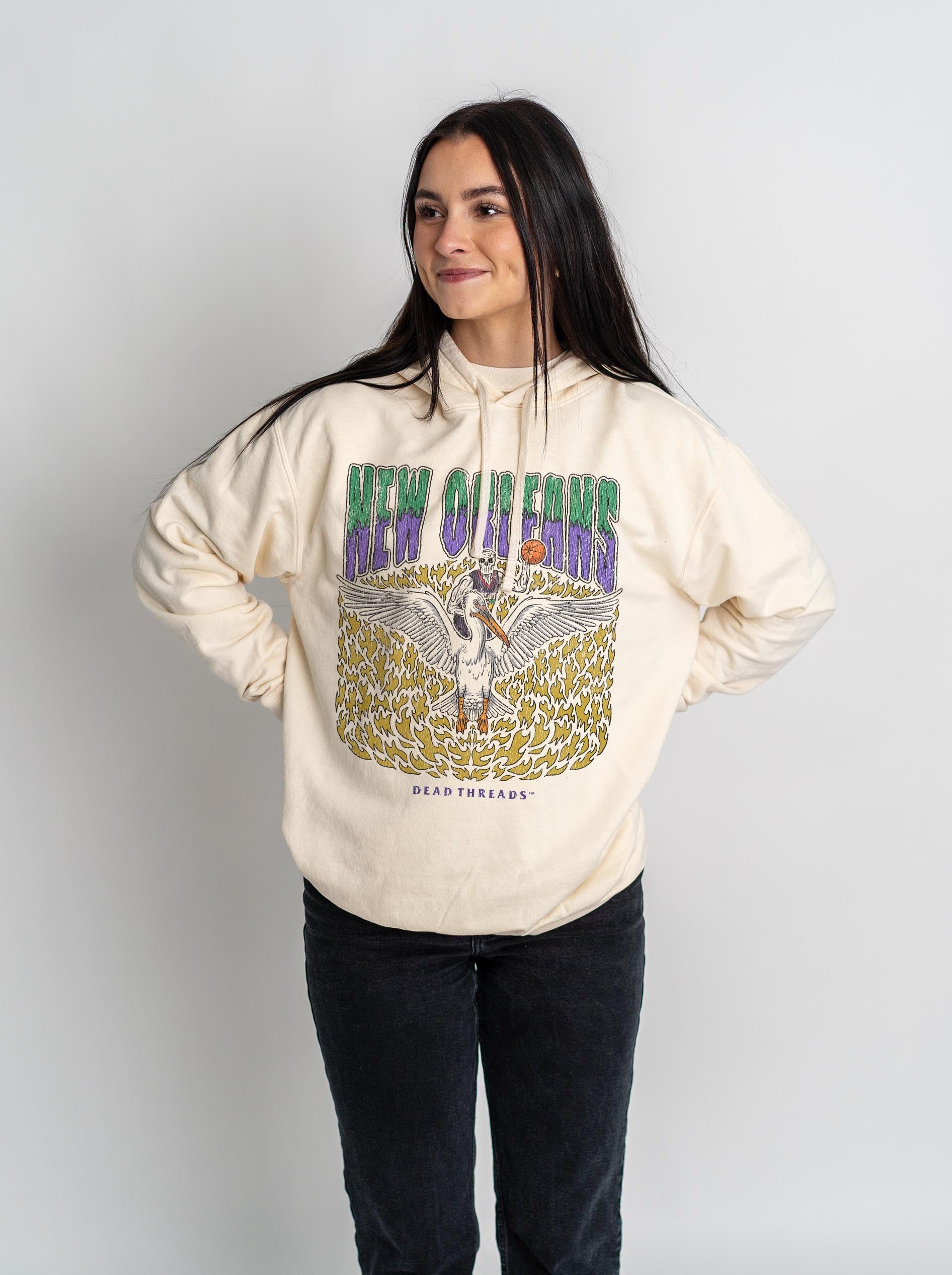 NEW ORLEANS BASKETBALL - LIGHTWEIGHT HOODIE – Lightweight – Dead Threads Apparel