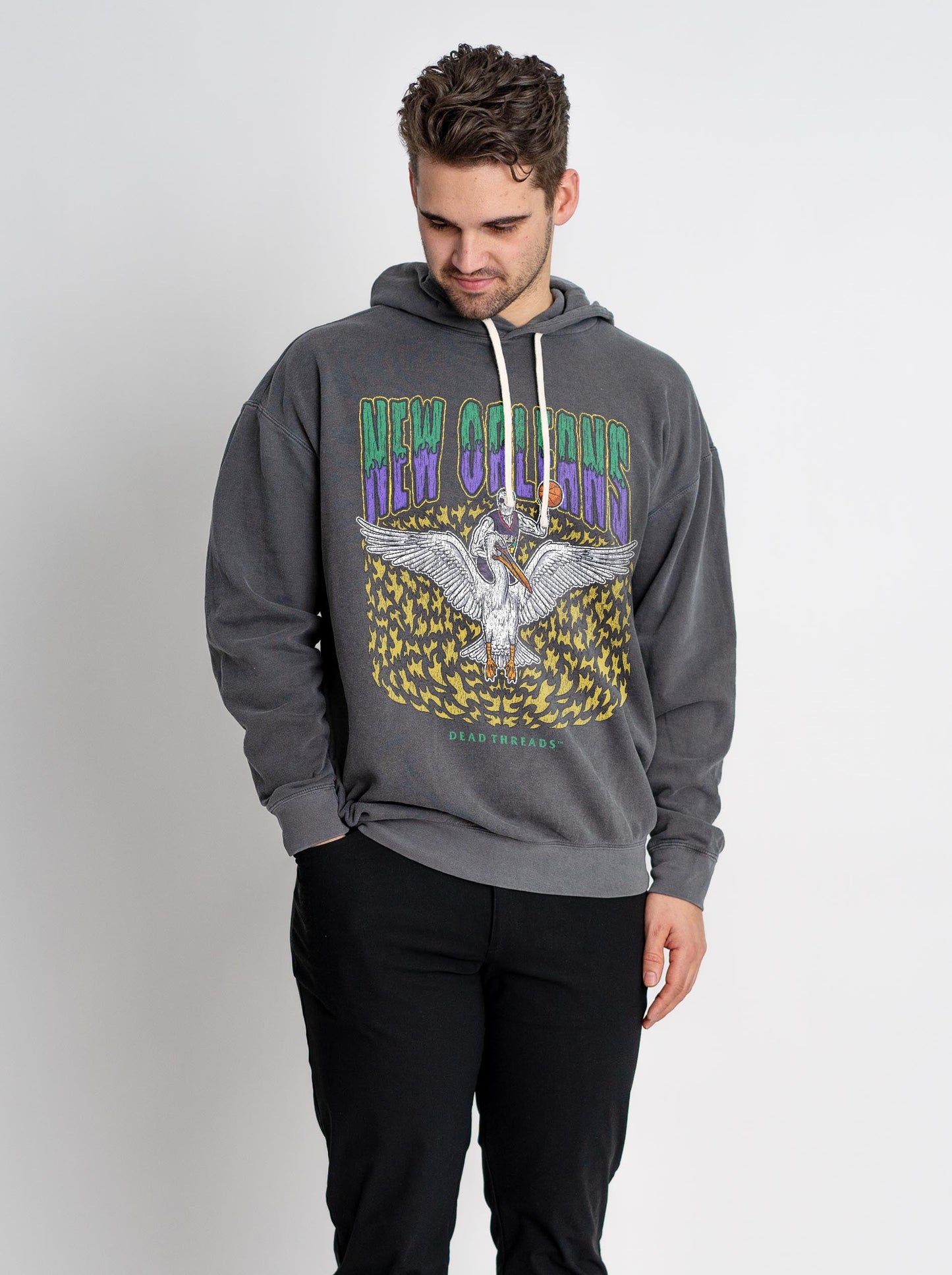 NEW ORLEANS BASKETBALL - LIGHTWEIGHT HOODIE – Lightweight – Dead Threads Apparel
