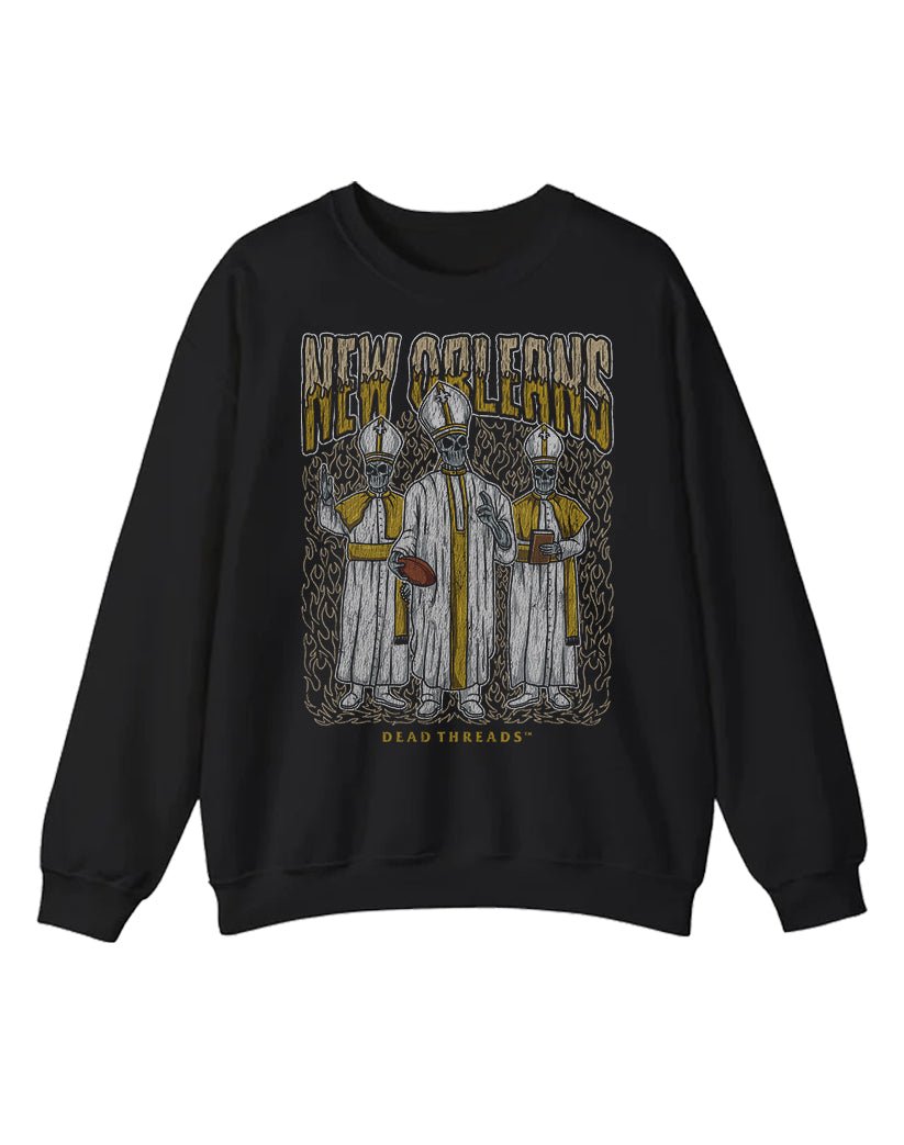 NEW ORLEANS FOOTBALL CREWNECK SWEATSHIRT – Sweatshirt – Dead Threads Apparel