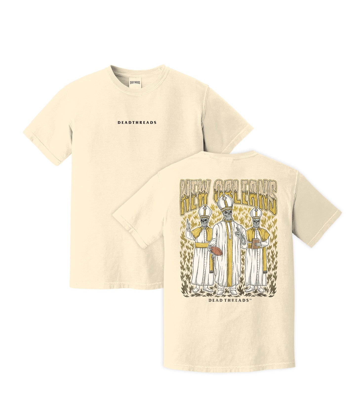 NEW ORLEANS FOOTBALL - “DT ESSENTIAL" PREMIUM T - SHIRT – T-Shirt – Dead Threads Apparel
