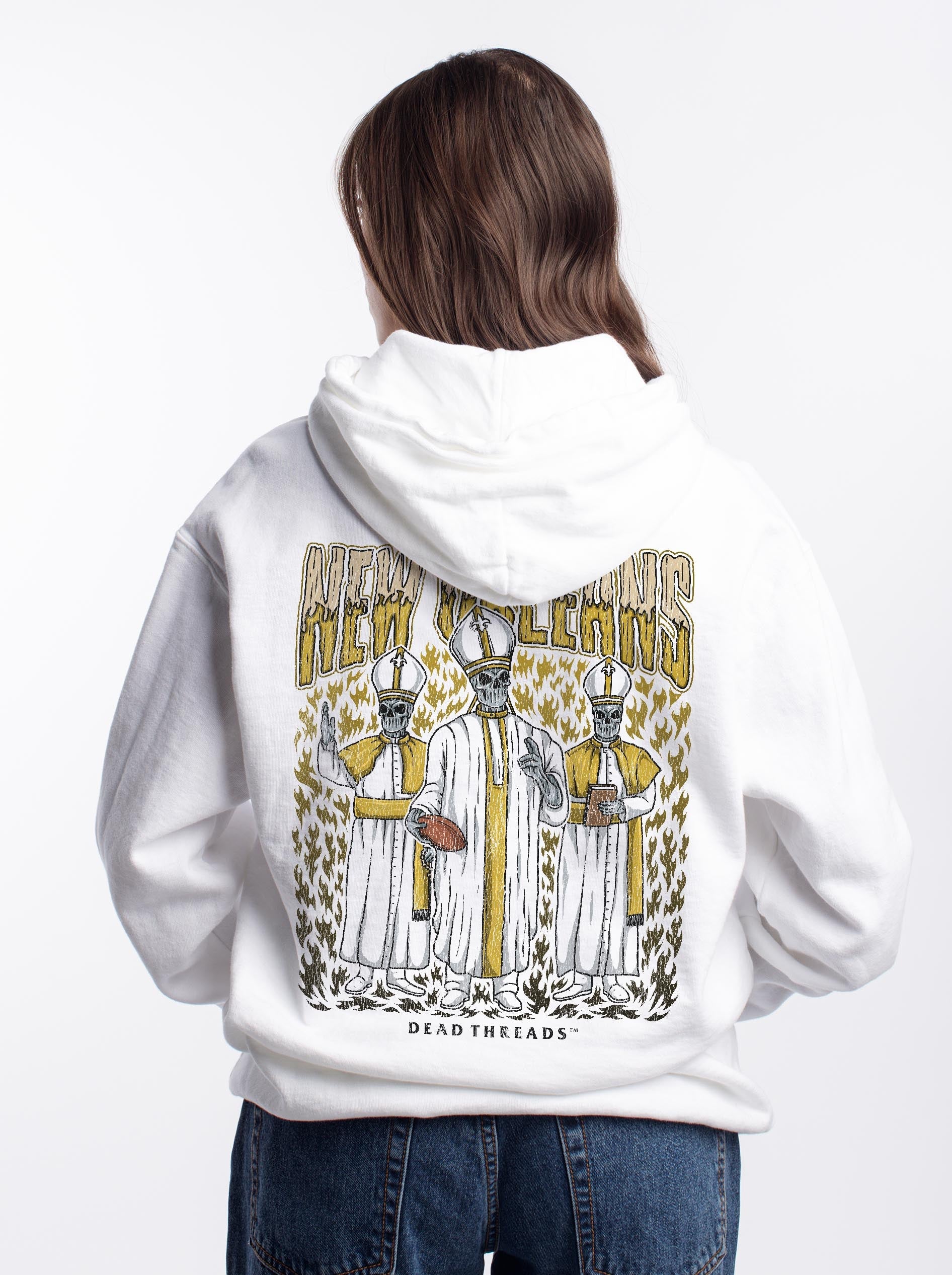 NEW ORLEANS FOOTBALL - HOODIE – Hoodie – Dead Threads Apparel