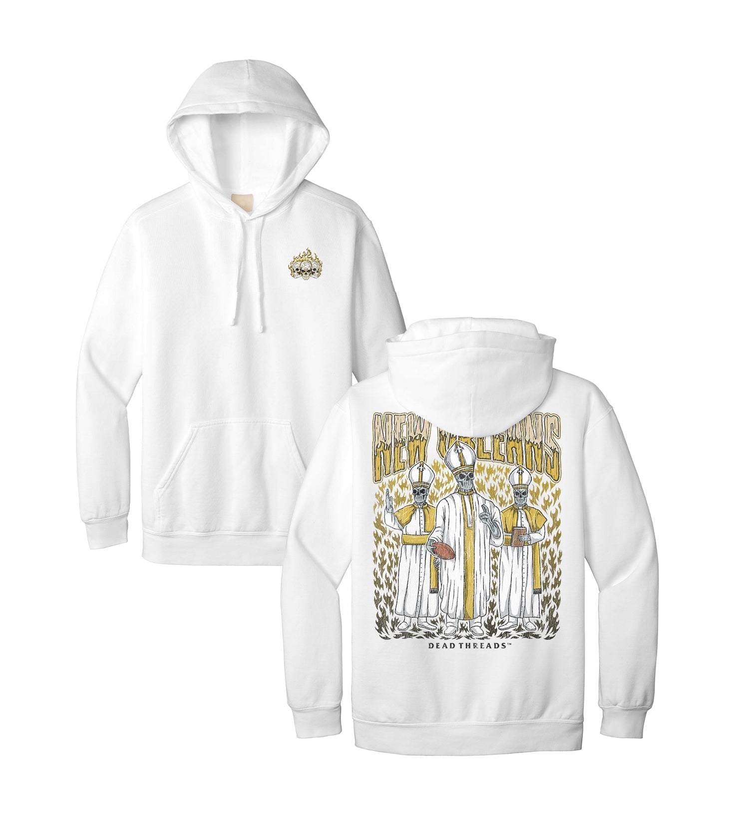 NEW ORLEANS FOOTBALL - HOODIE – Hoodie – Dead Threads Apparel