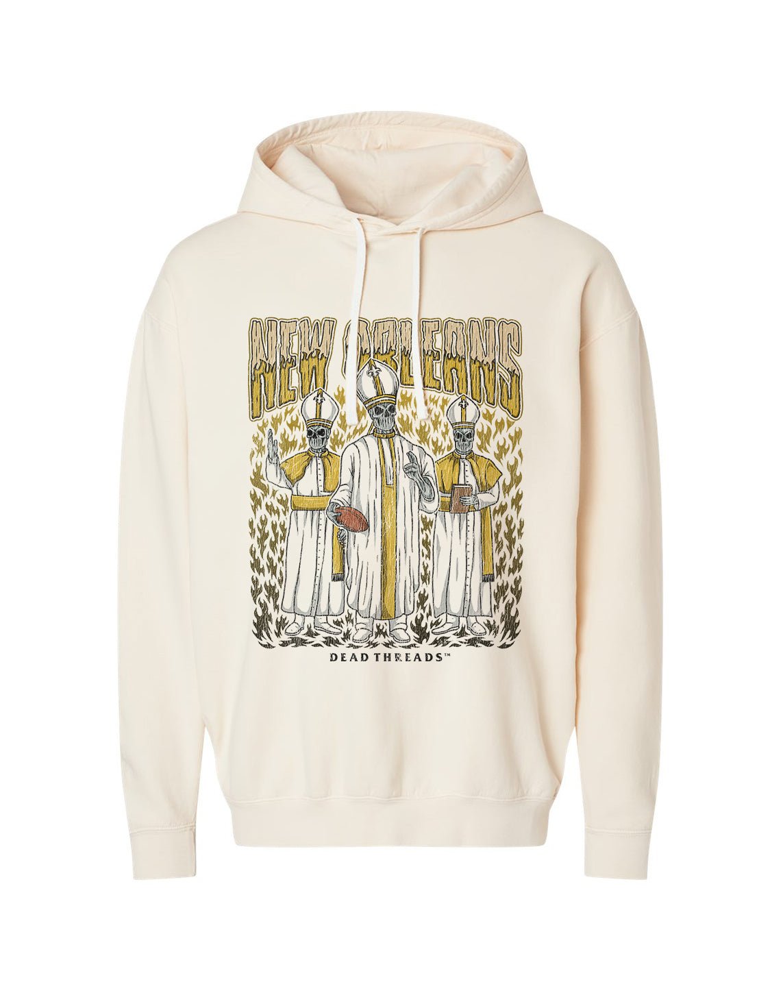 NEW ORLEANS FOOTBALL - LIGHTWEIGHT HOODIE – Lightweight – Dead Threads Apparel