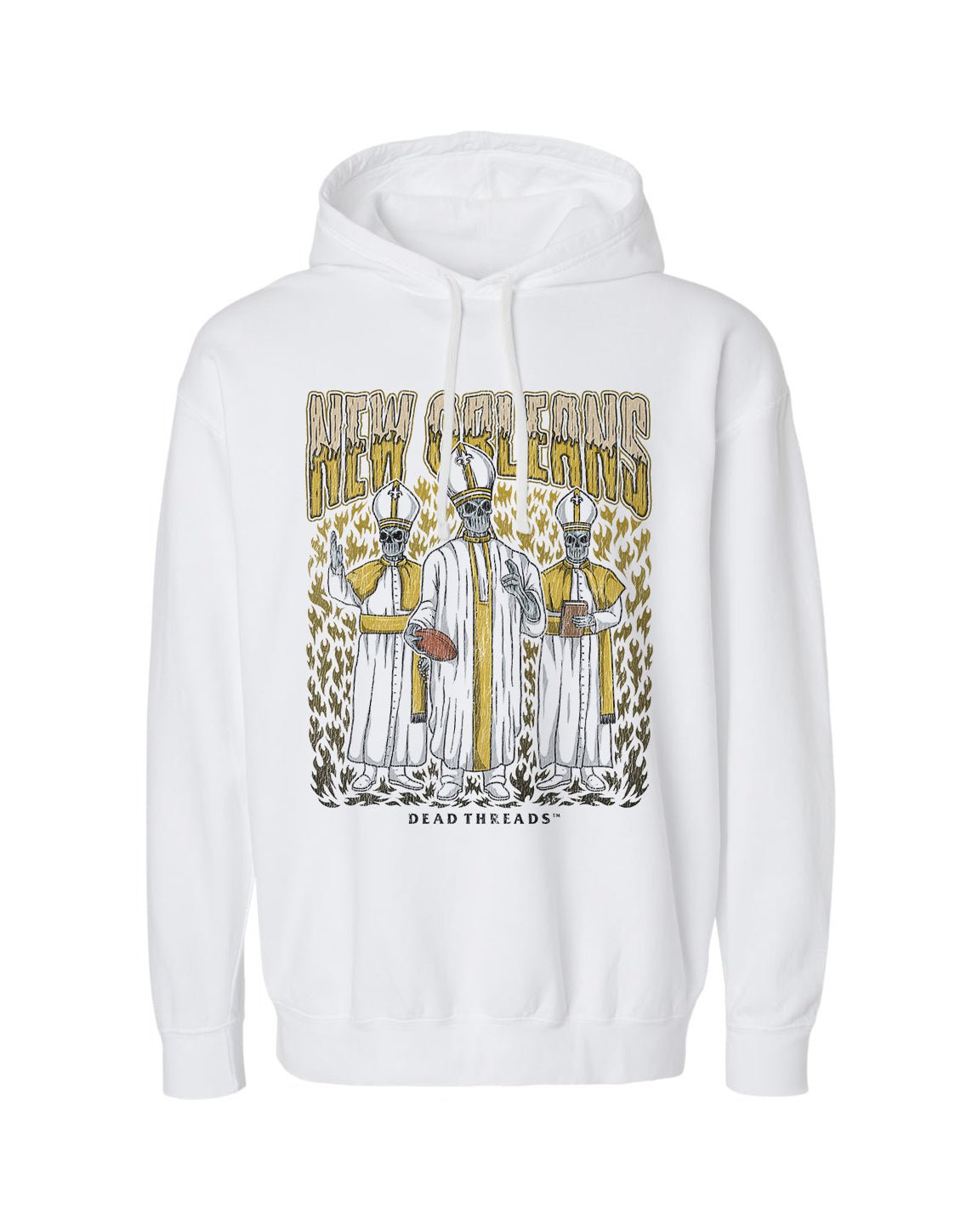NEW ORLEANS FOOTBALL - LIGHTWEIGHT HOODIE – Lightweight – Dead Threads Apparel