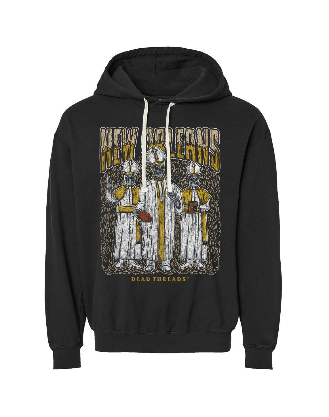 NEW ORLEANS FOOTBALL - LIGHTWEIGHT HOODIE – Lightweight – Dead Threads Apparel