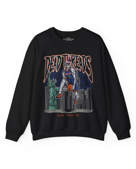 NEW YORK BASKETBALL - CREWNECK SWEATSHIRT – Sweatshirt – Dead Threads Apparel