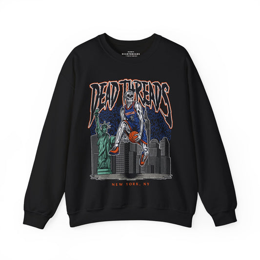 NEW YORK BASKETBALL - CREWNECK SWEATSHIRT – Sweatshirt – Dead Threads Apparel