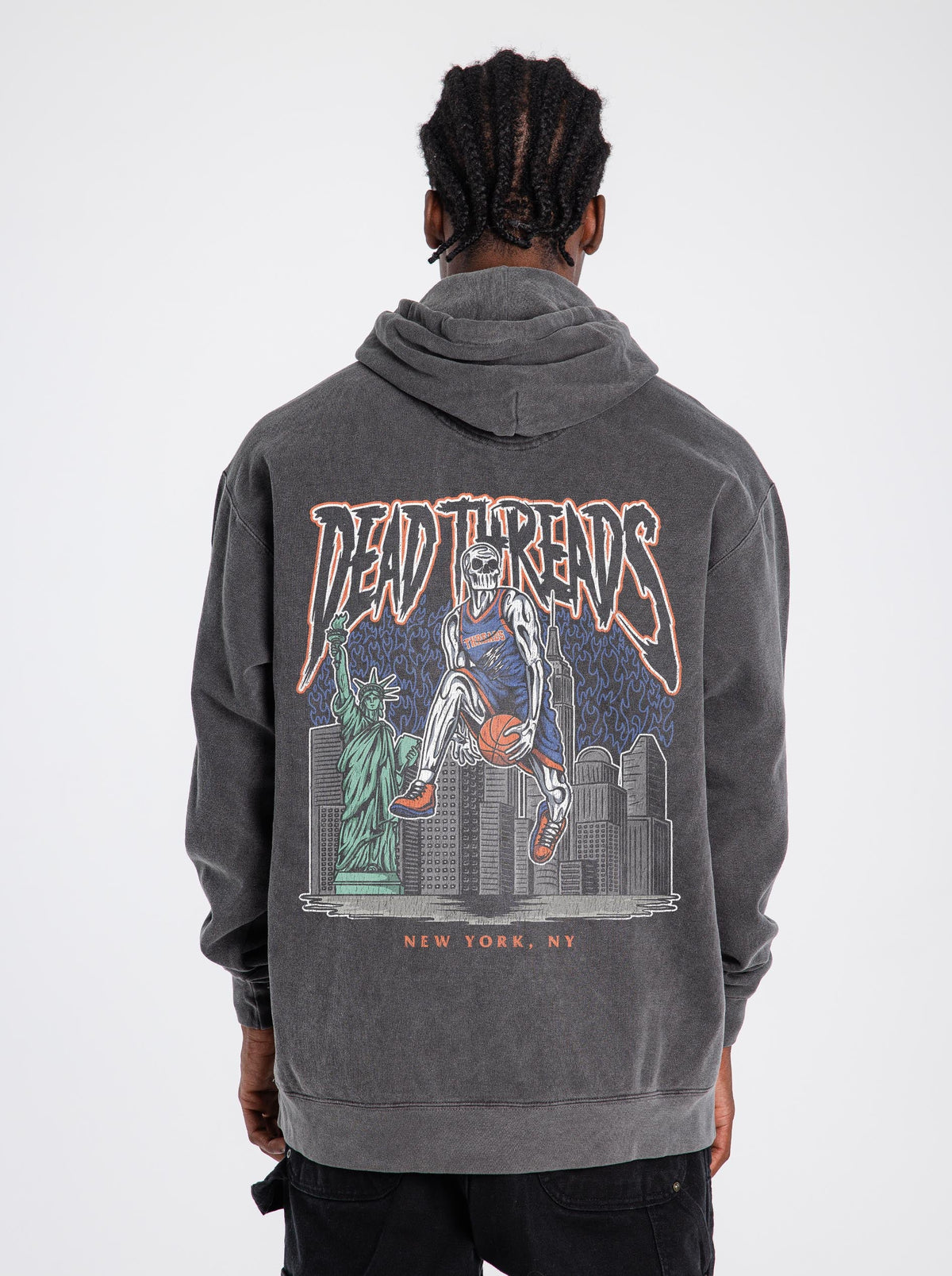 NEW YORK BASKETBALL - “DT ESSENTIAL" HOODIE – Hoodie – Dead Threads Apparel
