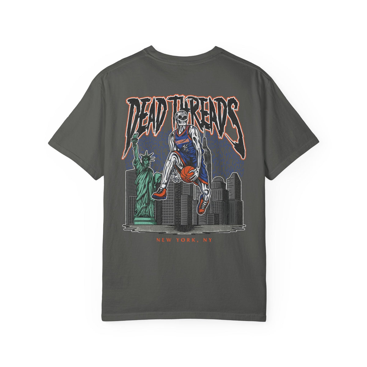 NEW YORK BASKETBALL - “DT ESSENTIAL" PREMIUM T-SHIRT – T-Shirt – Dead Threads Apparel
