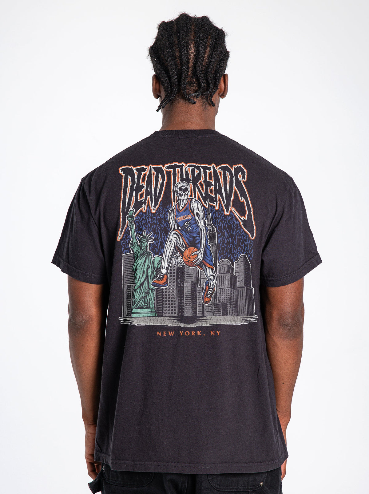 NEW YORK BASKETBALL - “DT ESSENTIAL" PREMIUM T-SHIRT – T-Shirt – Dead Threads Apparel