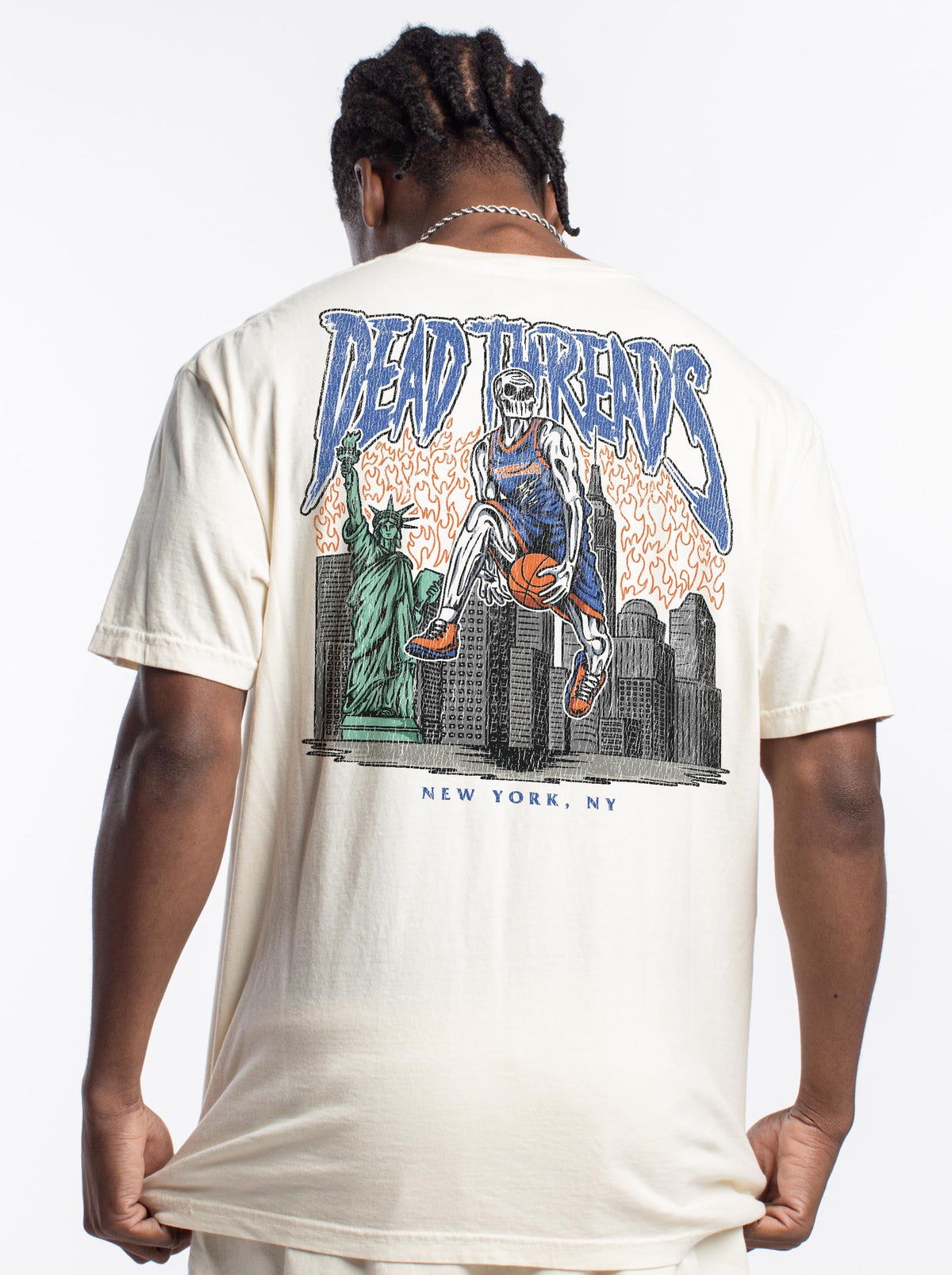 NEW YORK BASKETBALL - “DT ESSENTIAL" PREMIUM T-SHIRT – T-Shirt – Dead Threads Apparel