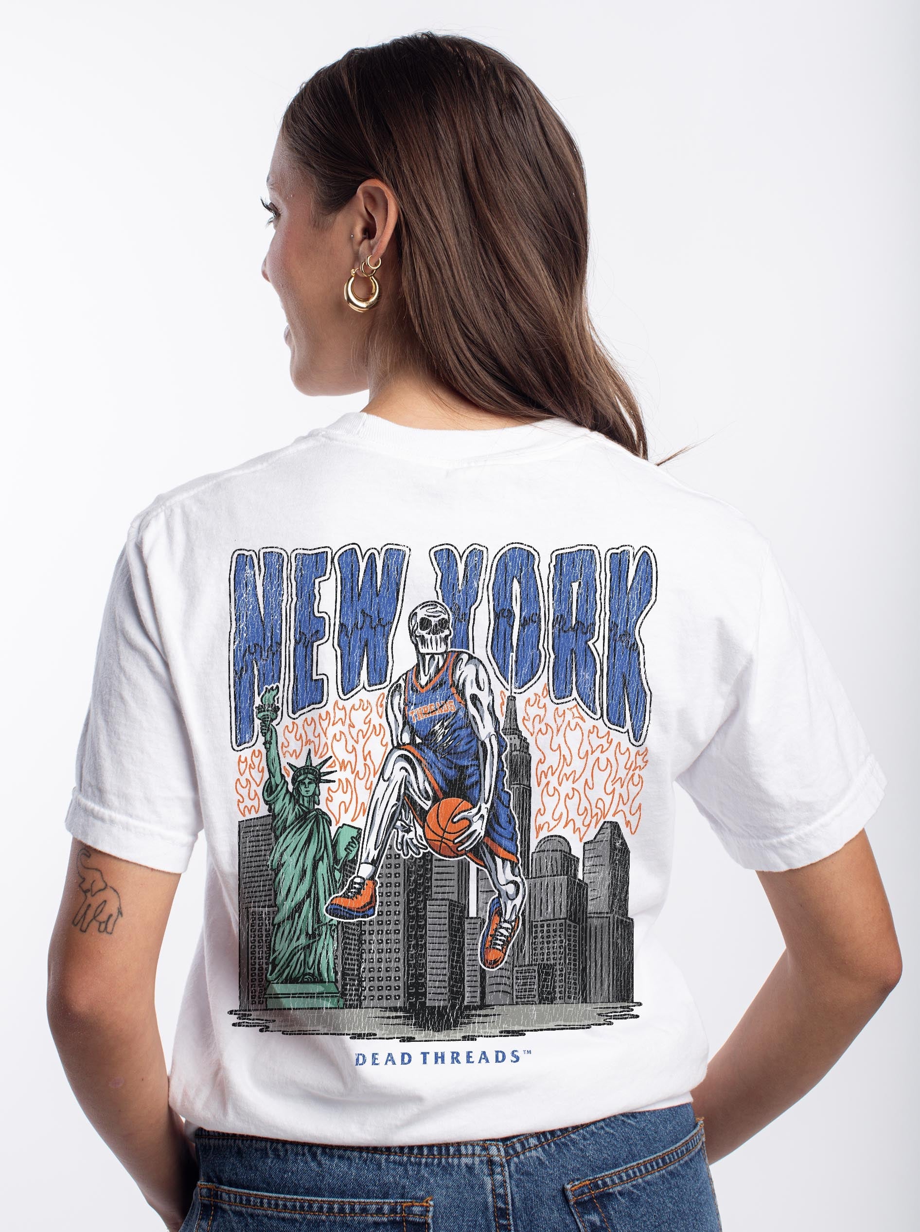 NEW YORK BASKETBALL - “DT ESSENTIAL" PREMIUM T - SHIRT – T-Shirt – Dead Threads Apparel