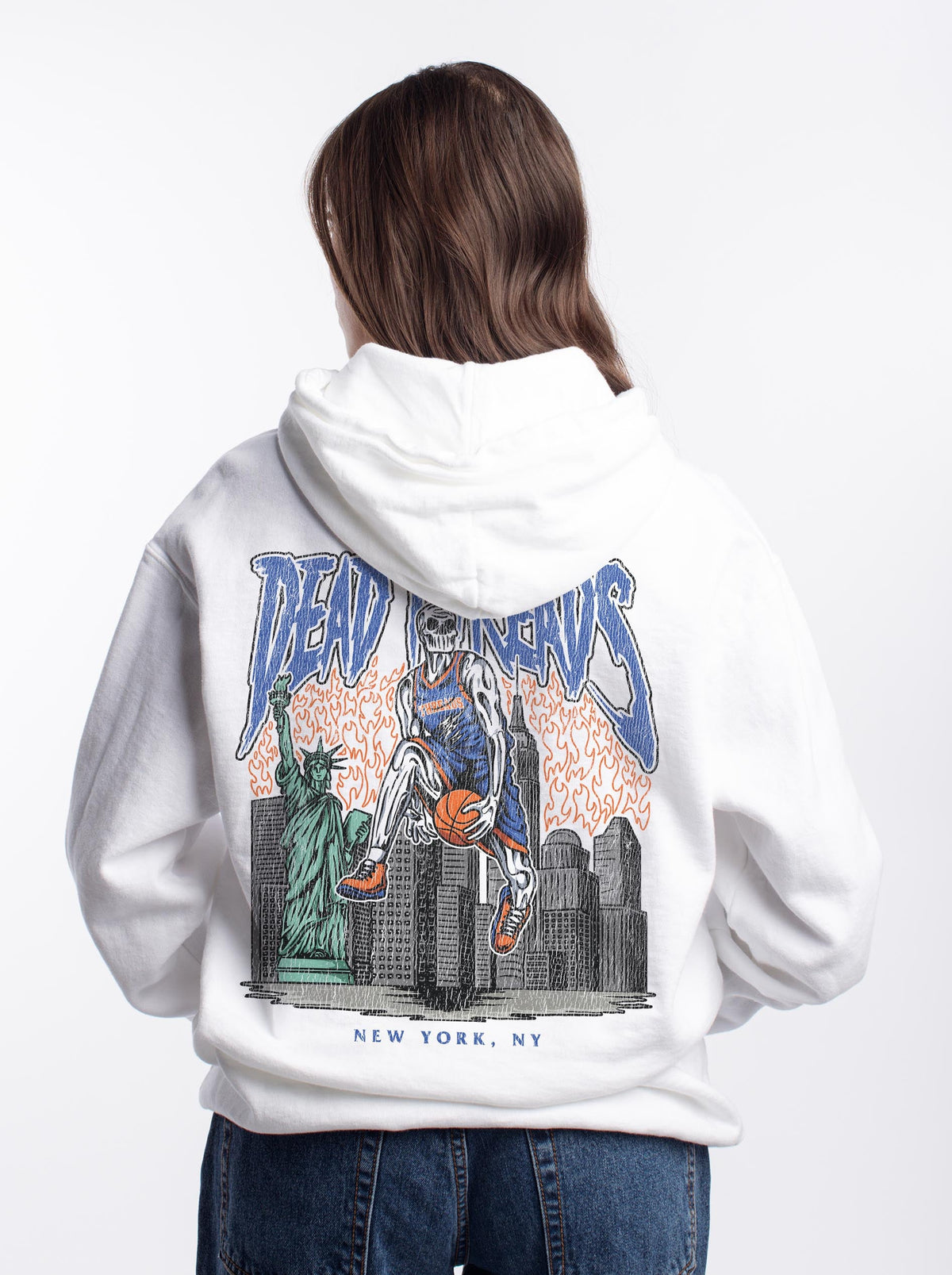 NEW YORK BASKETBALL - HOODIE – Hoodie – Dead Threads Apparel