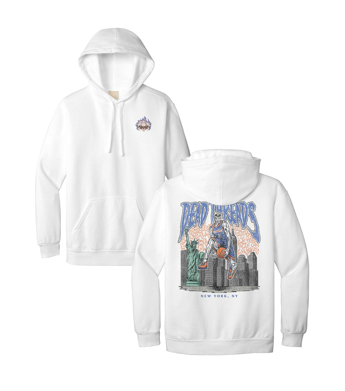 NEW YORK BASKETBALL - HOODIE – Hoodie – Dead Threads Apparel