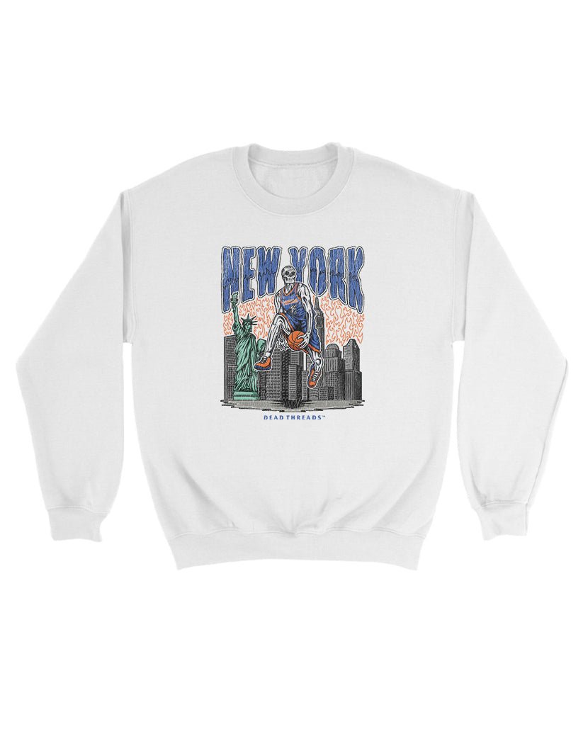 NEW YORK BASKETBALL KIDS CREWNECK SWEATSHIRT – Kids clothes – Dead Threads Apparel