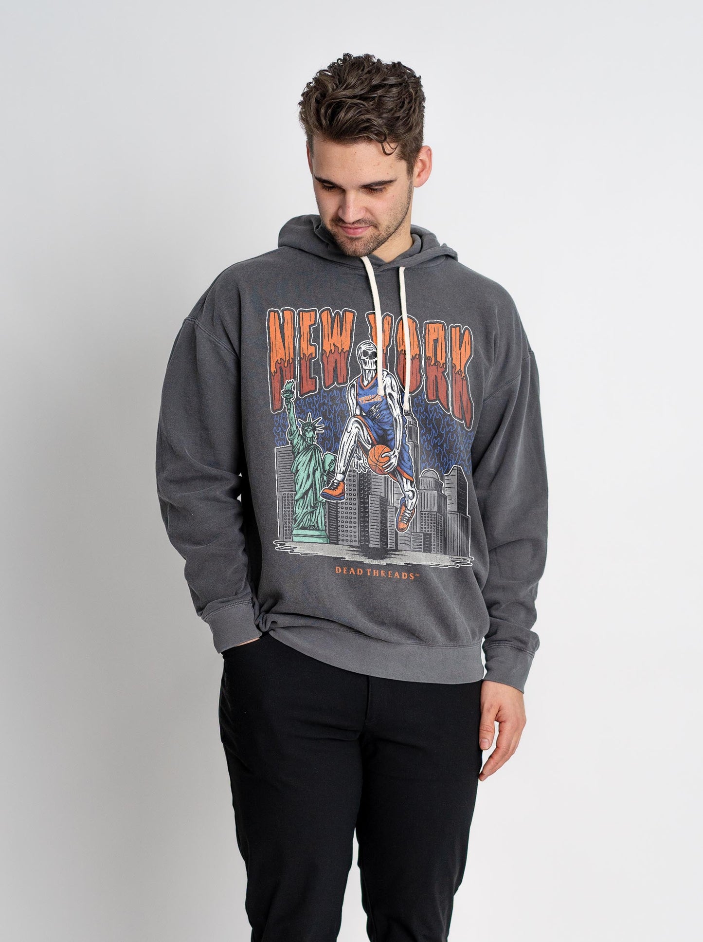 NEW YORK BASKETBALL - LIGHTWEIGHT HOODIE – Lightweight – Dead Threads Apparel