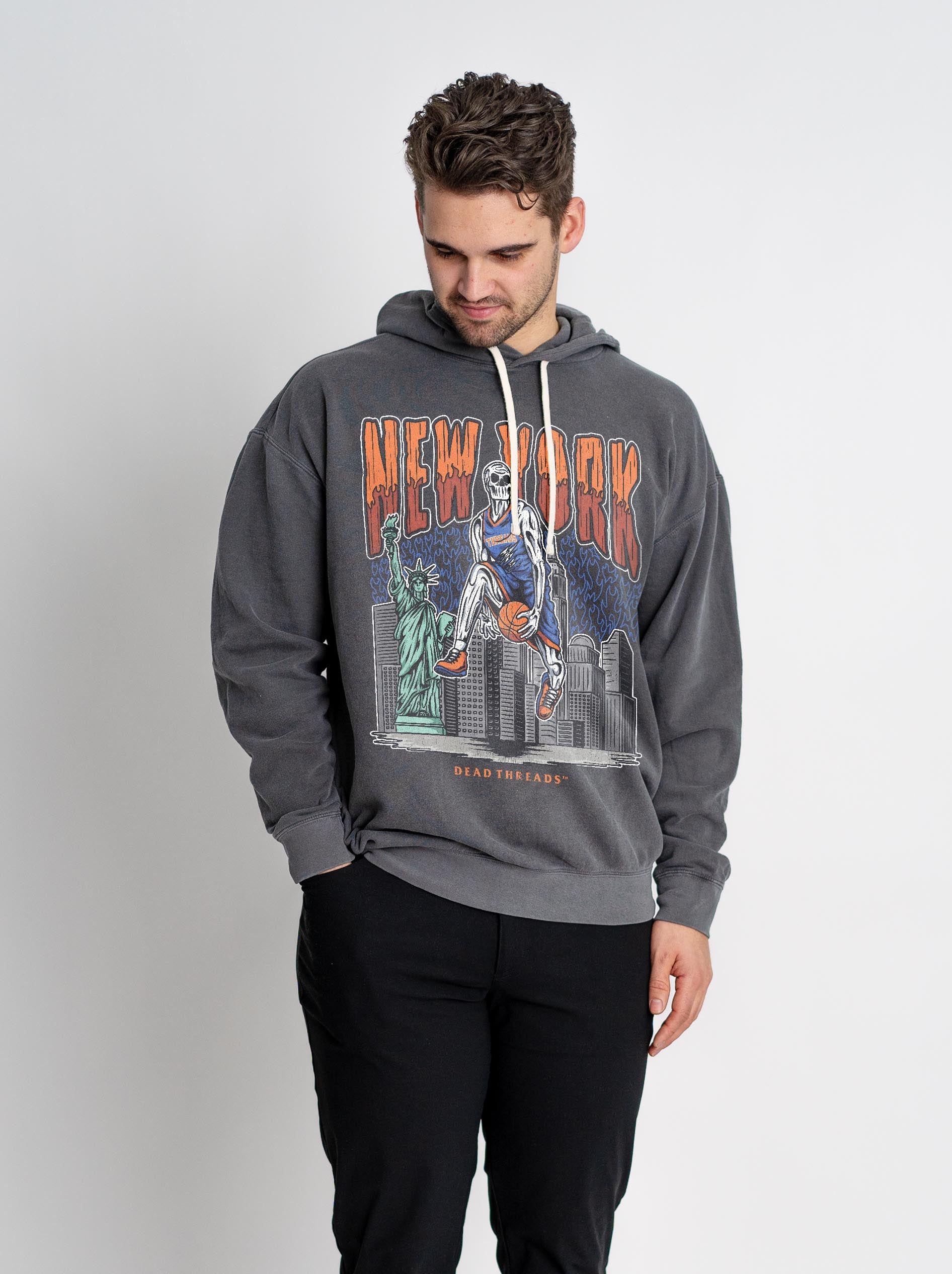 NEW YORK BASKETBALL - LIGHTWEIGHT HOODIE – Lightweight – Dead Threads Apparel
