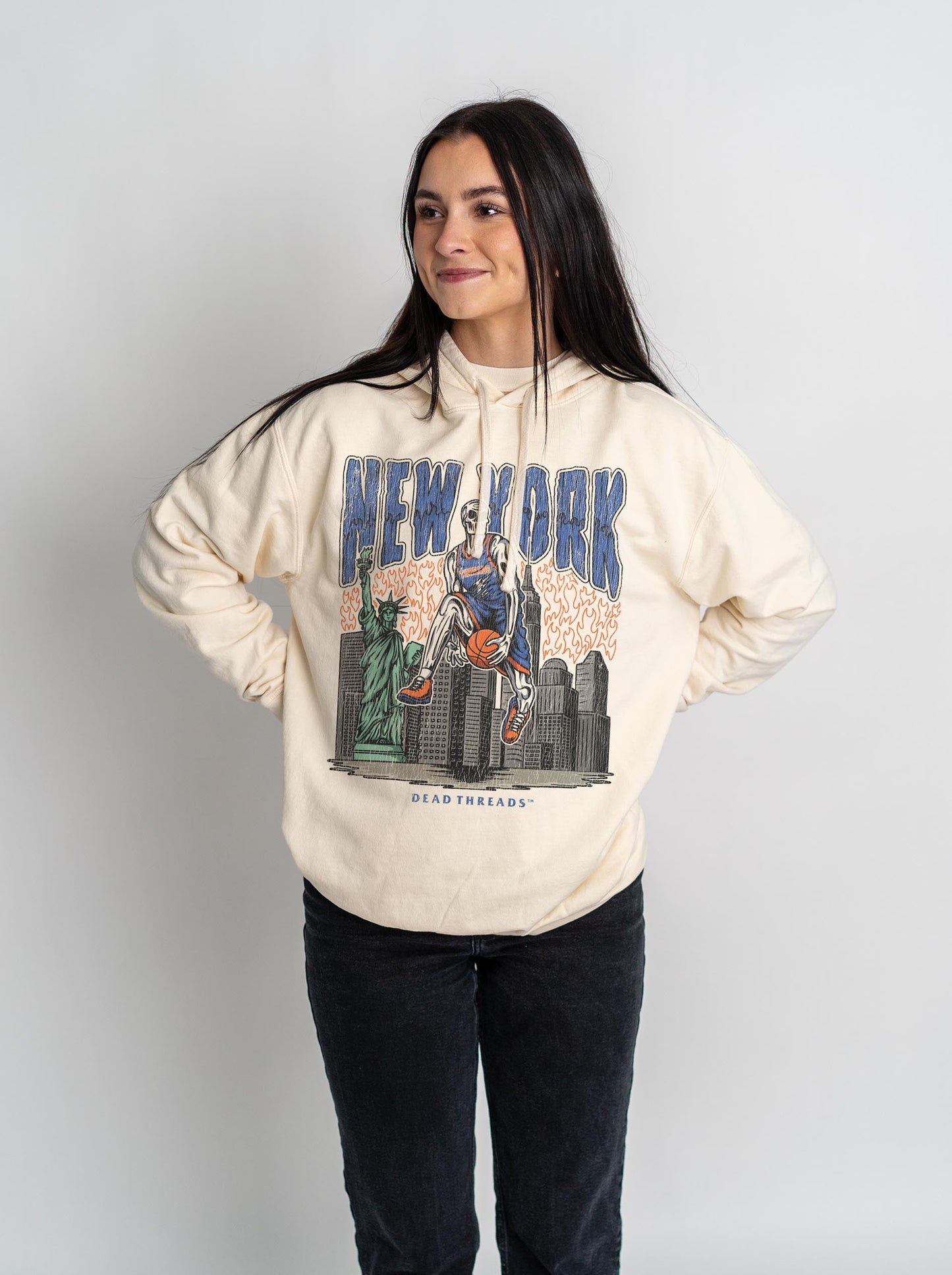 NEW YORK BASKETBALL - LIGHTWEIGHT HOODIE – Lightweight – Dead Threads Apparel