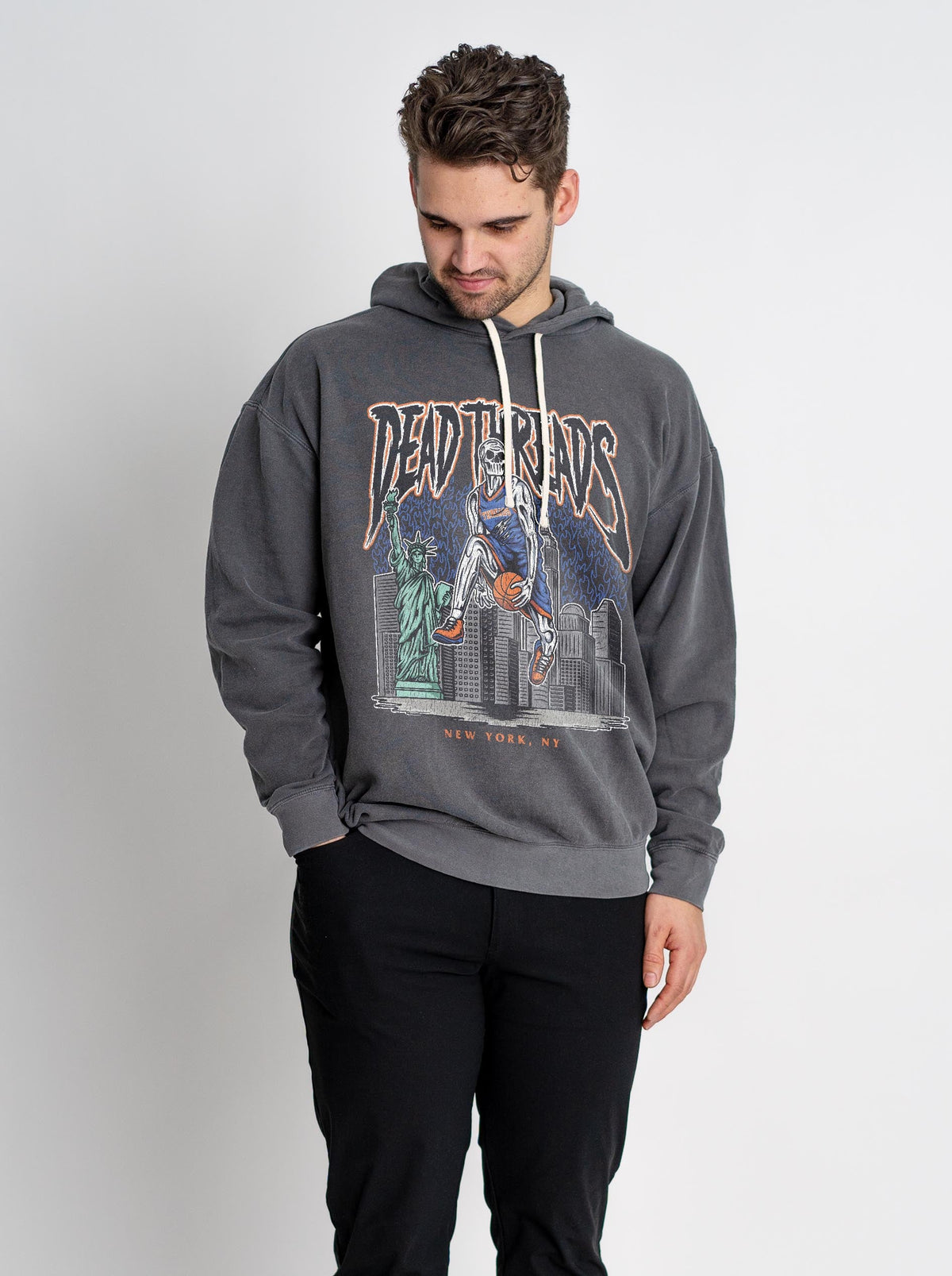 NEW YORK BASKETBALL - LIGHTWEIGHT HOODIE – Lightweight – Dead Threads Apparel