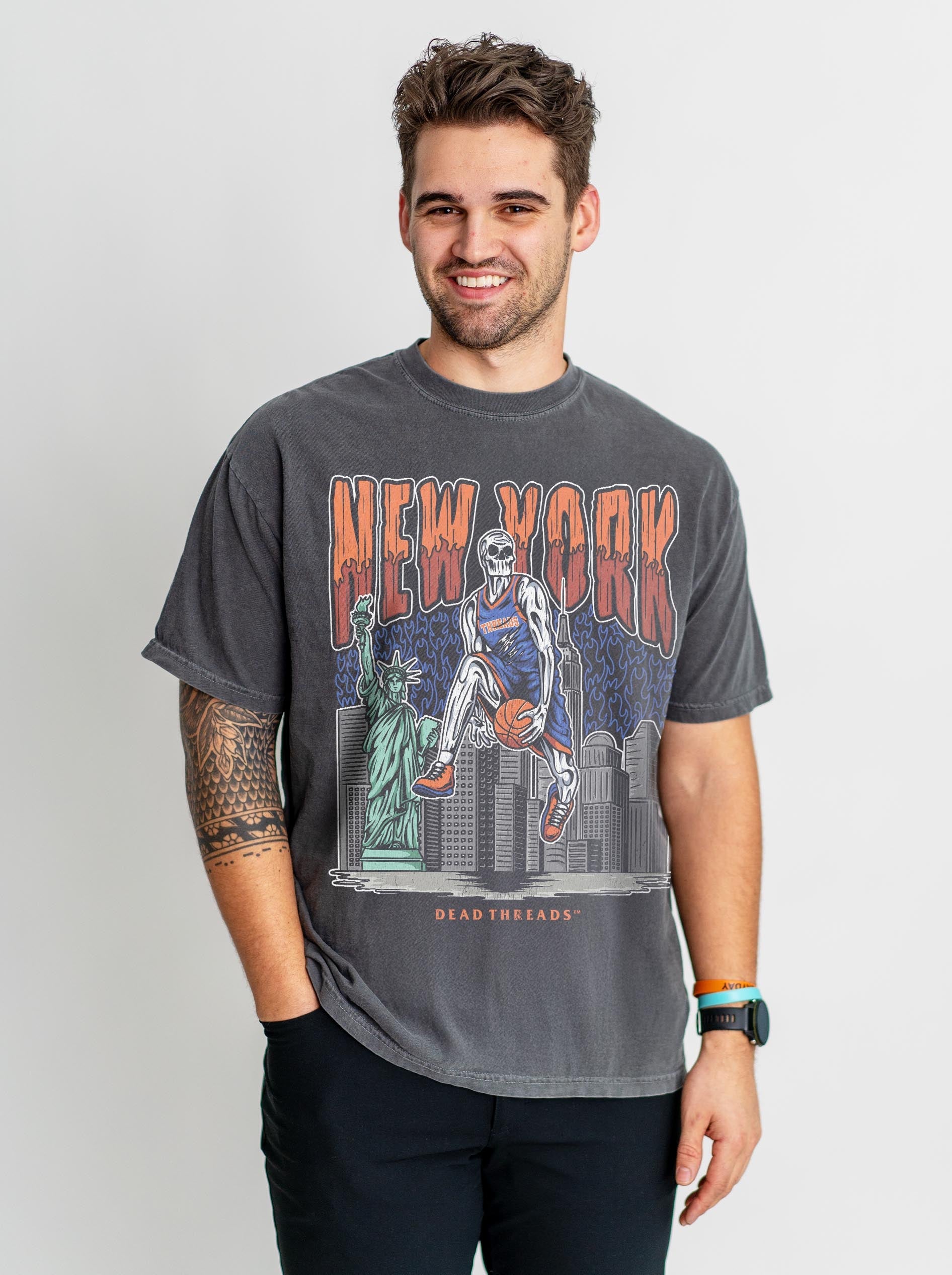 NEW YORK BASKETBALL – T-Shirt – Dead Threads Apparel