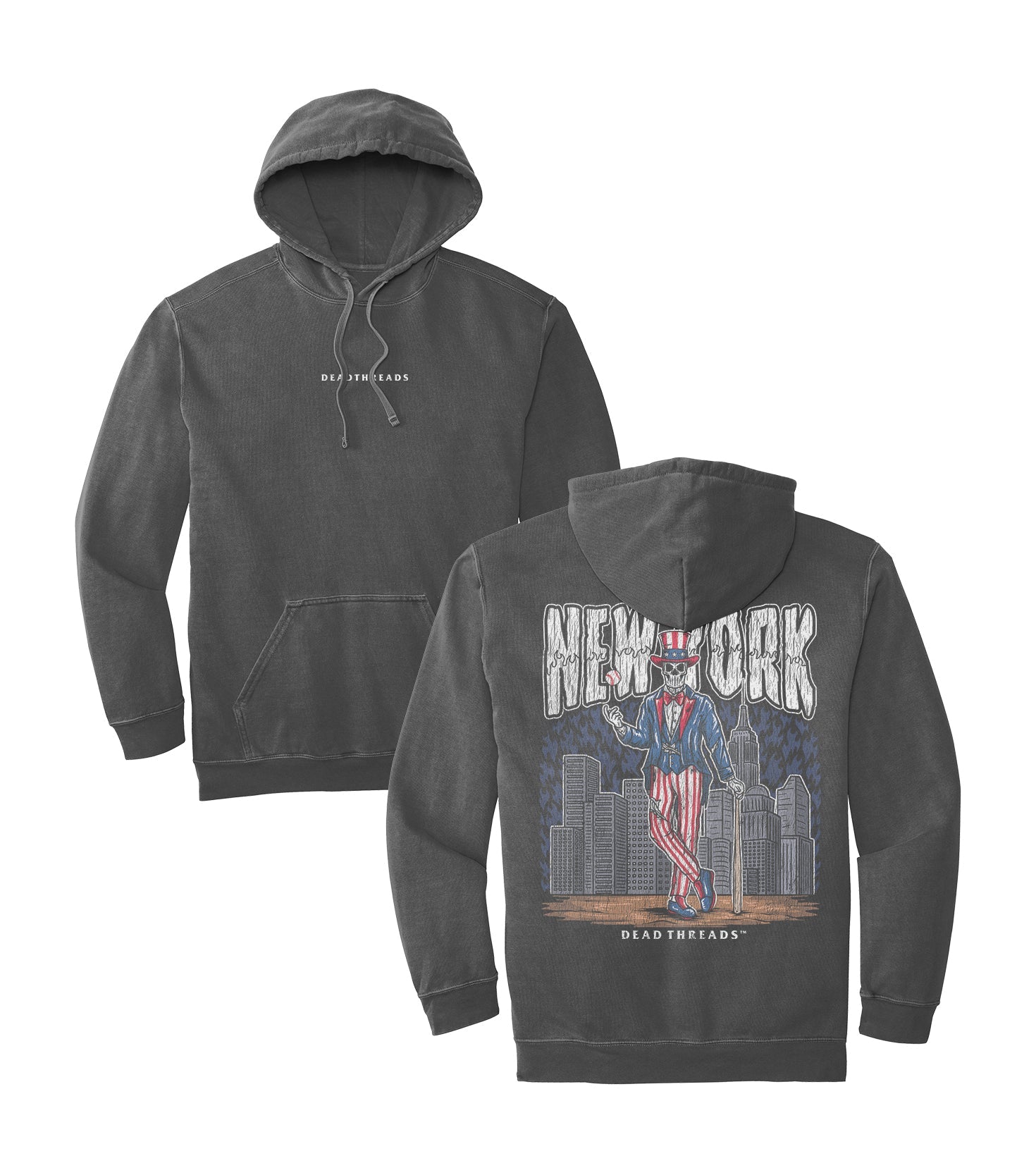 NEW YORK "BRONX" BASEBALL - “DT ESSENTIAL" HOODIE – Hoodie – Dead Threads Apparel