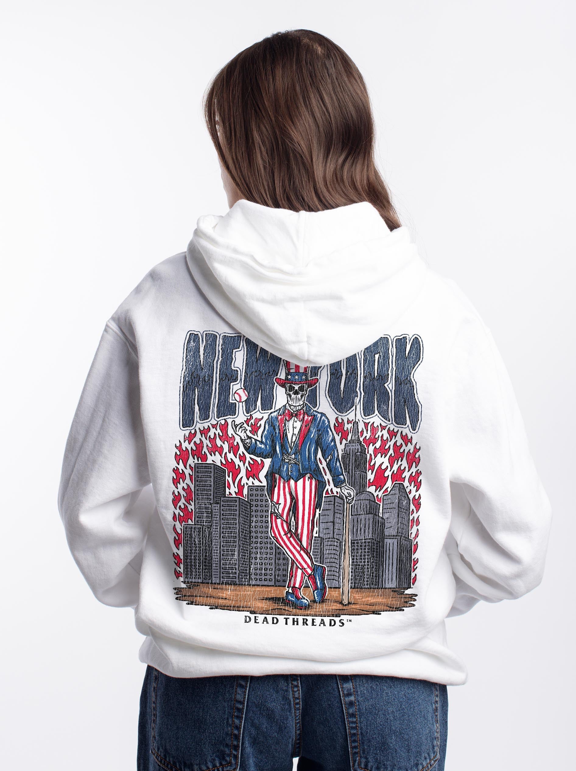 NEW YORK "BRONX" BASEBALL - “DT ESSENTIAL" HOODIE – Hoodie – Dead Threads Apparel