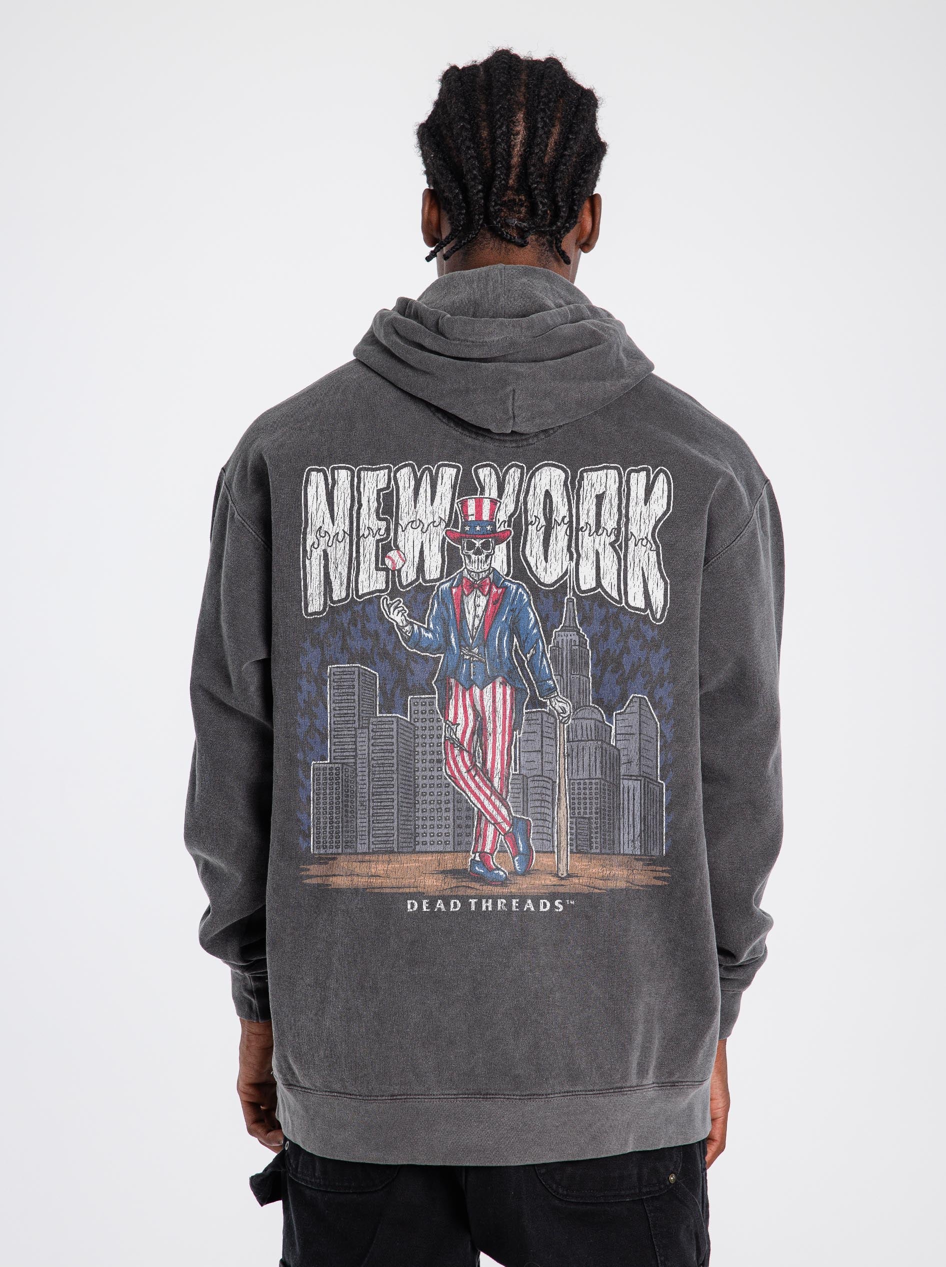 NEW YORK "BRONX" BASEBALL - “DT ESSENTIAL" HOODIE – Hoodie – Dead Threads Apparel