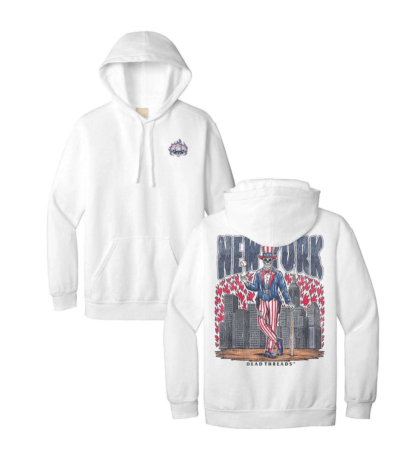 NEW YORK "BRONX" BASEBALL - HOODIE – Hoodie – Dead Threads Apparel