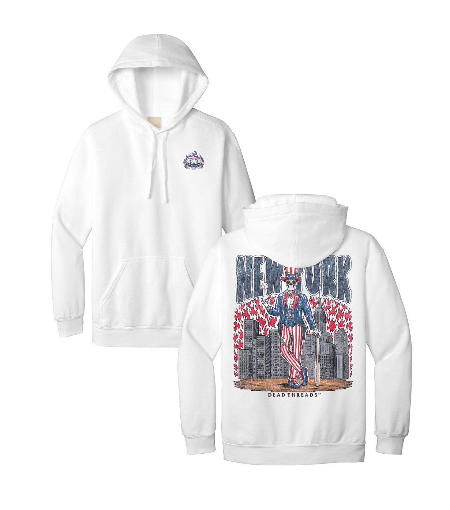 NEW YORK "BRONX" BASEBALL - HOODIE – Hoodie – Dead Threads Apparel