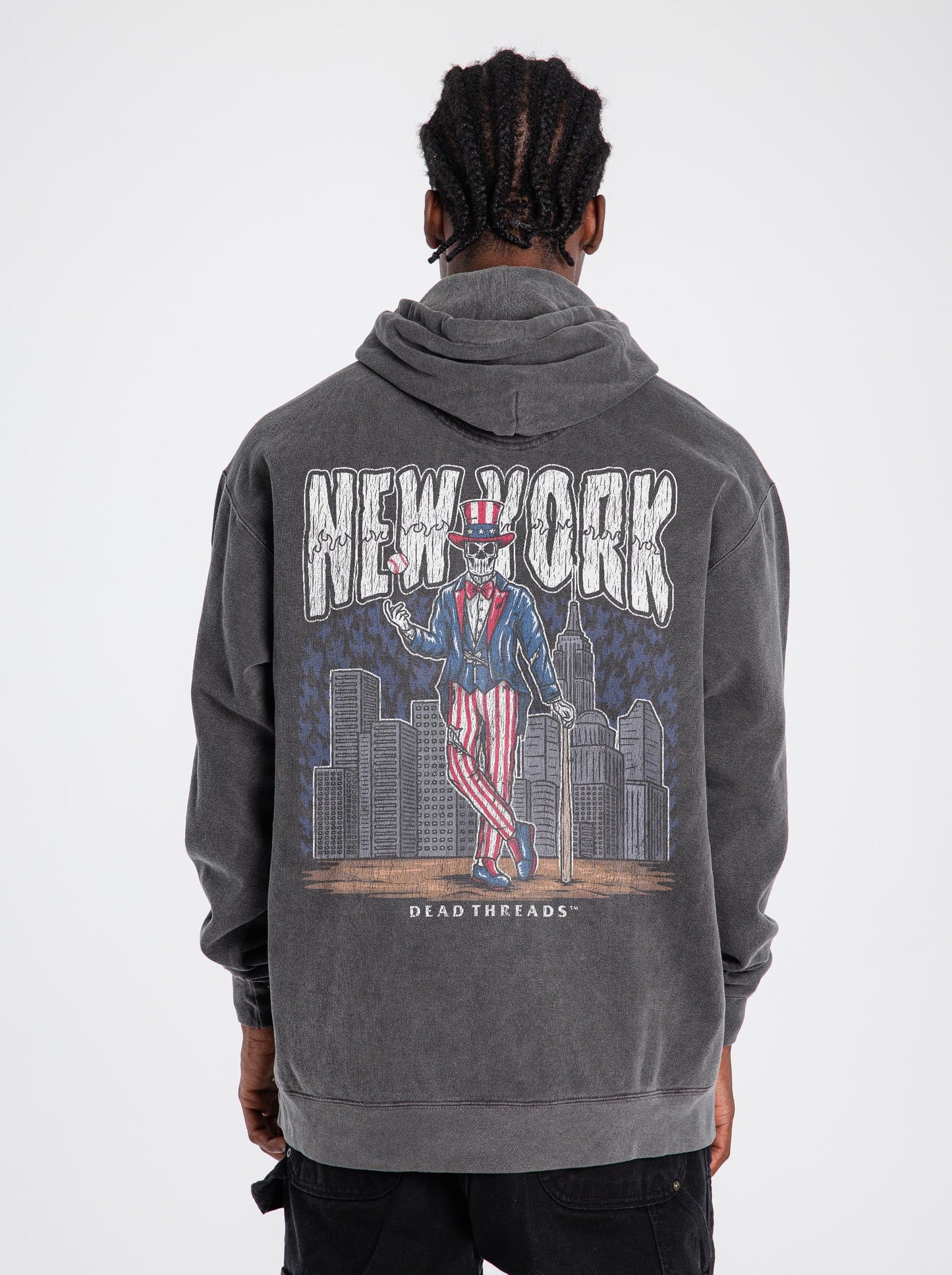 NEW YORK "BRONX" BASEBALL - HOODIE – Hoodie – Dead Threads Apparel