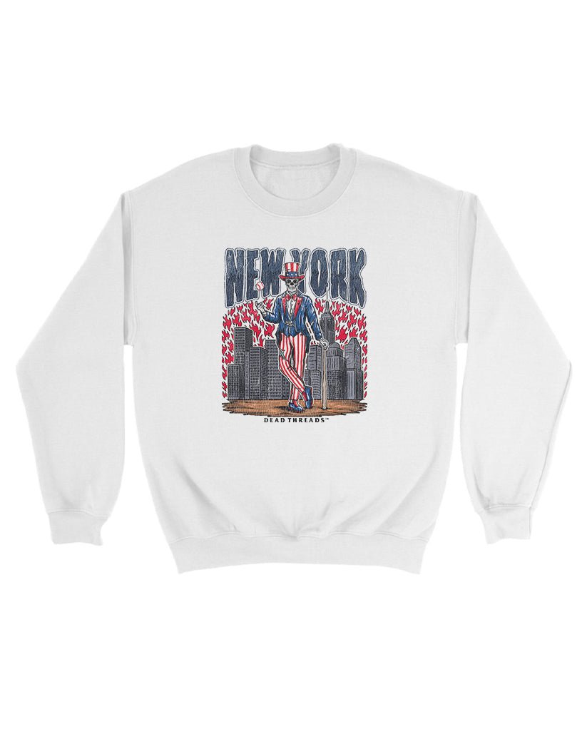 NEW YORK "BRONX" BASEBALL KIDS CREWNECK SWEATSHIRT – Kids clothes – Dead Threads Apparel