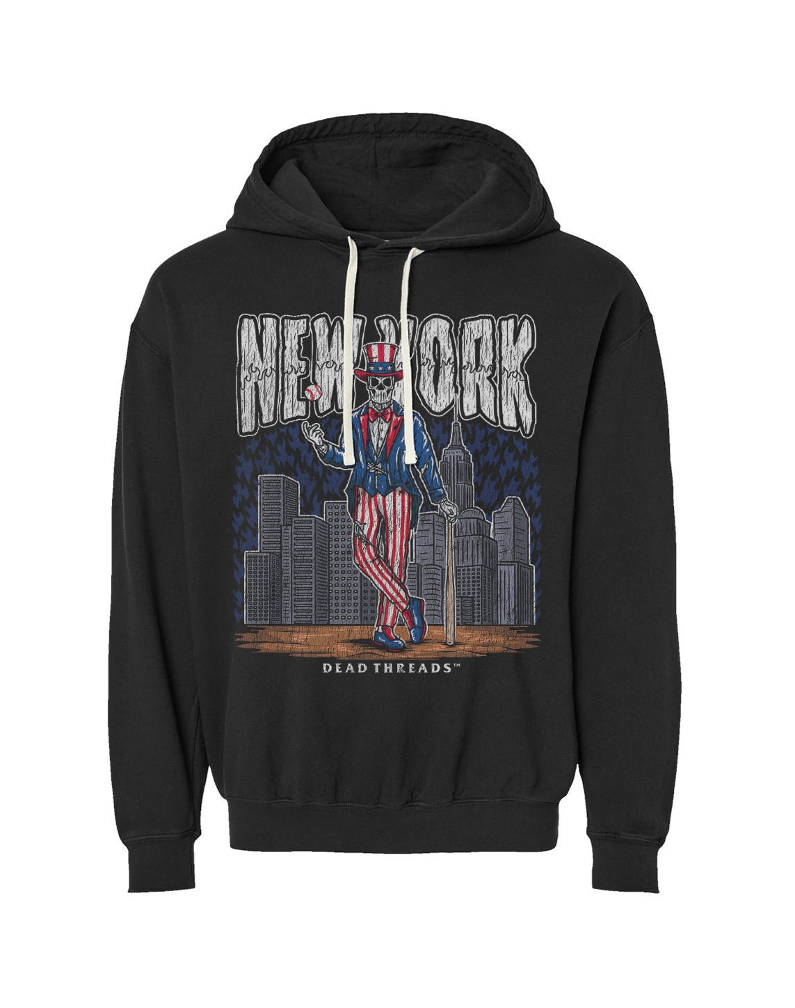 NEW YORK "BRONX" BASEBALL - LIGHTWEIGHT HOODIE – Lightweight – Dead Threads Apparel