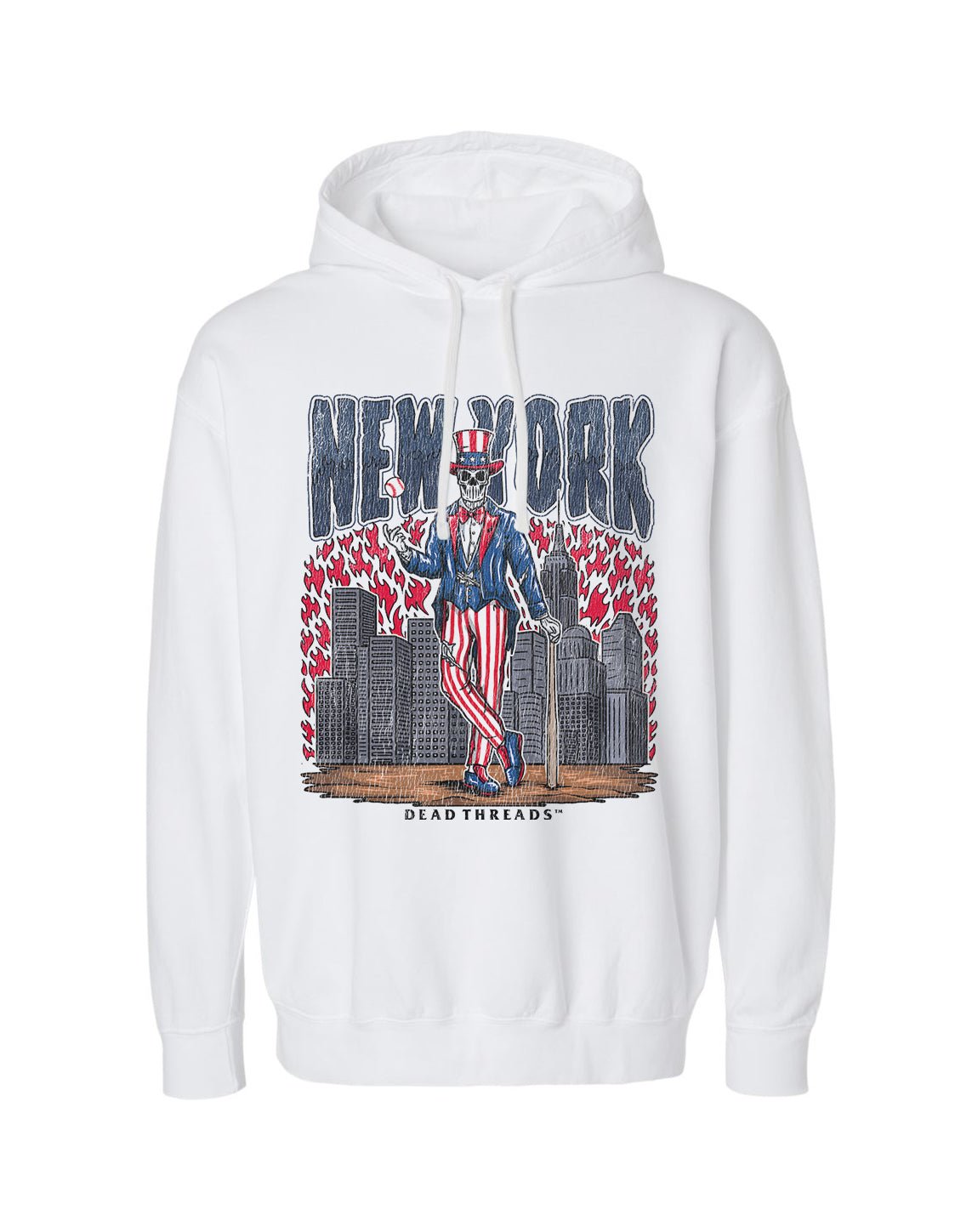 NEW YORK "BRONX" BASEBALL - LIGHTWEIGHT HOODIE – Lightweight – Dead Threads Apparel