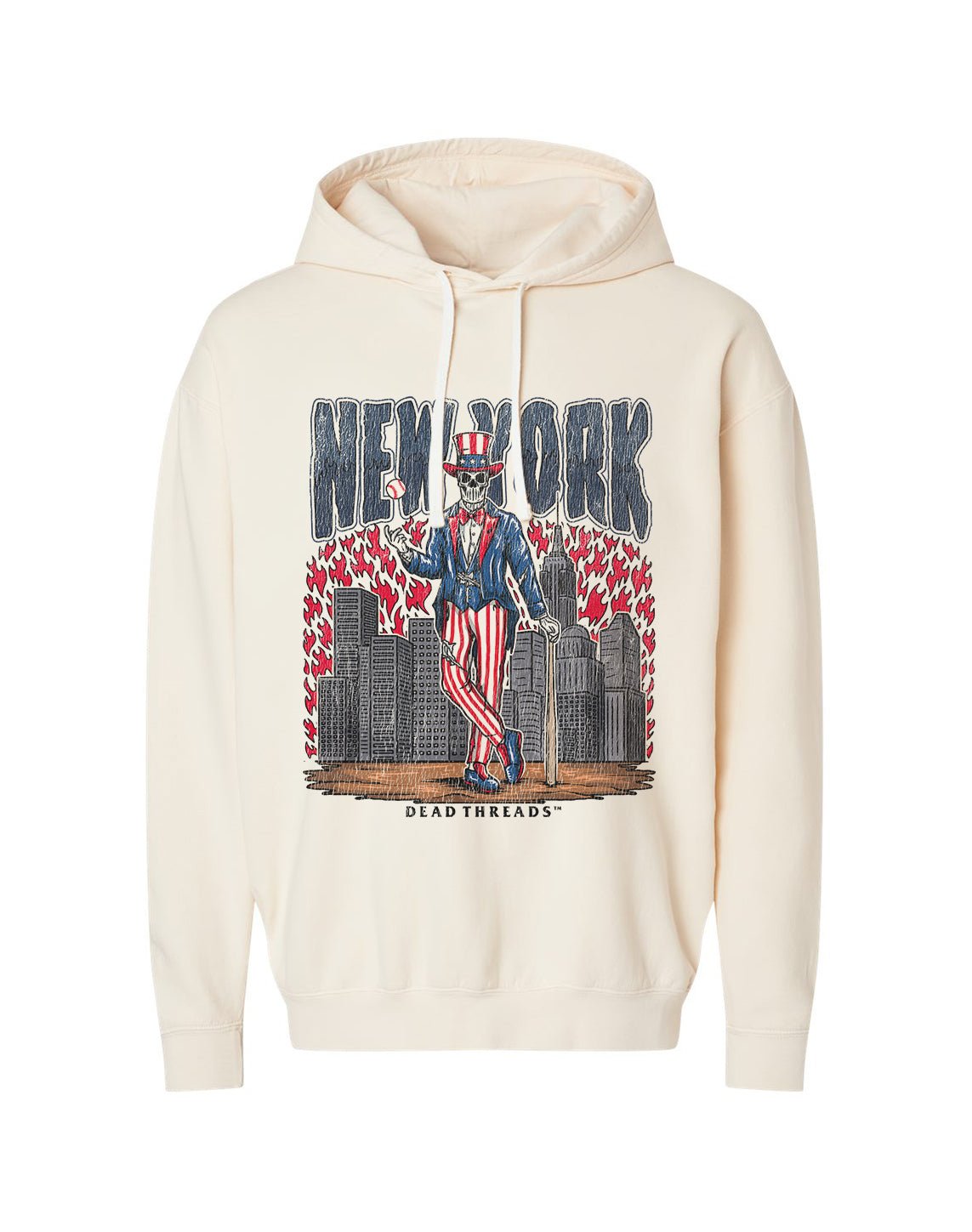 NEW YORK "BRONX" BASEBALL - LIGHTWEIGHT HOODIE – Lightweight – Dead Threads Apparel
