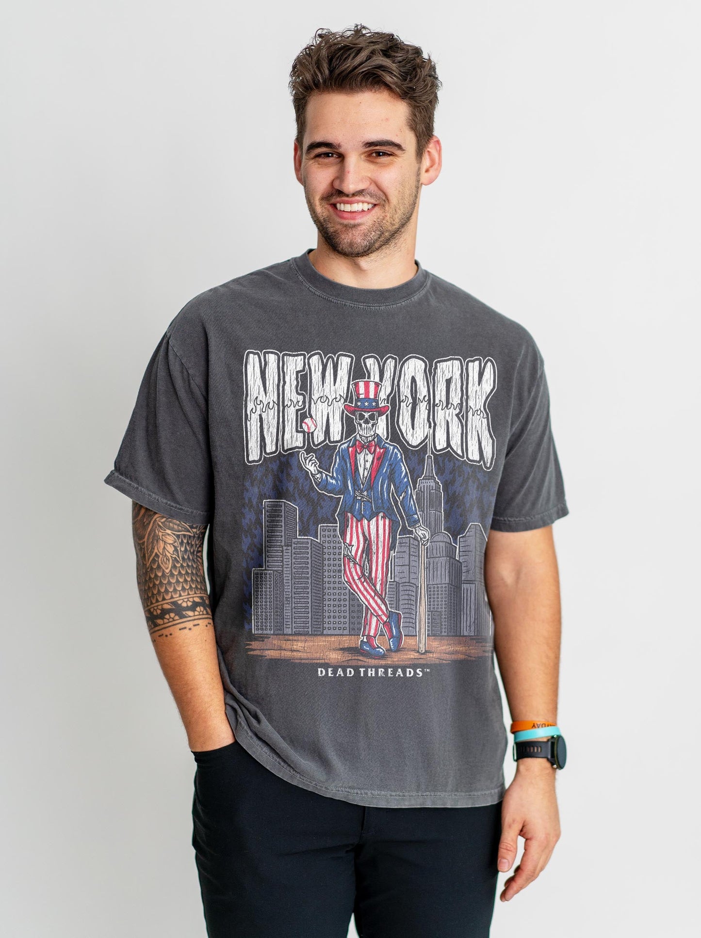 NEW YORK "BRONX" BASEBALL – T-Shirt – Dead Threads Apparel